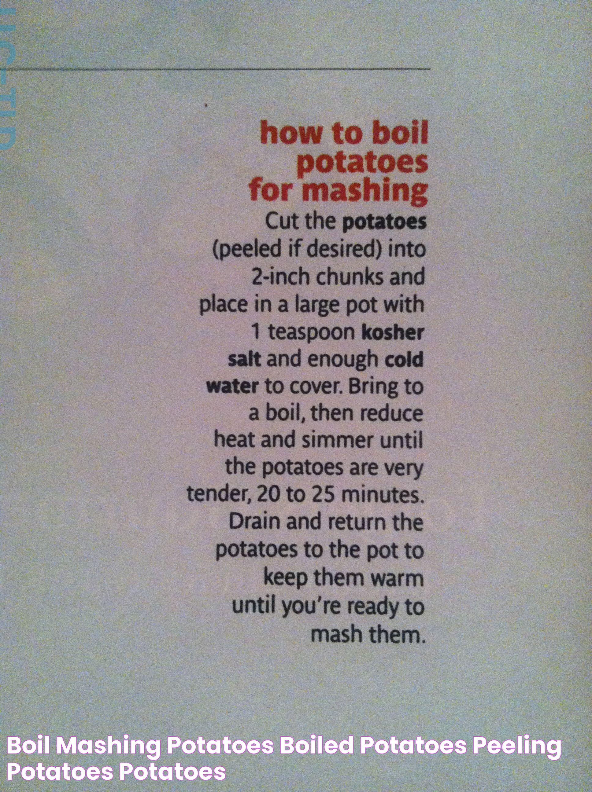 Perfect Boiled Potatoes For Mashing: How Long To Achieve Fluffy Results