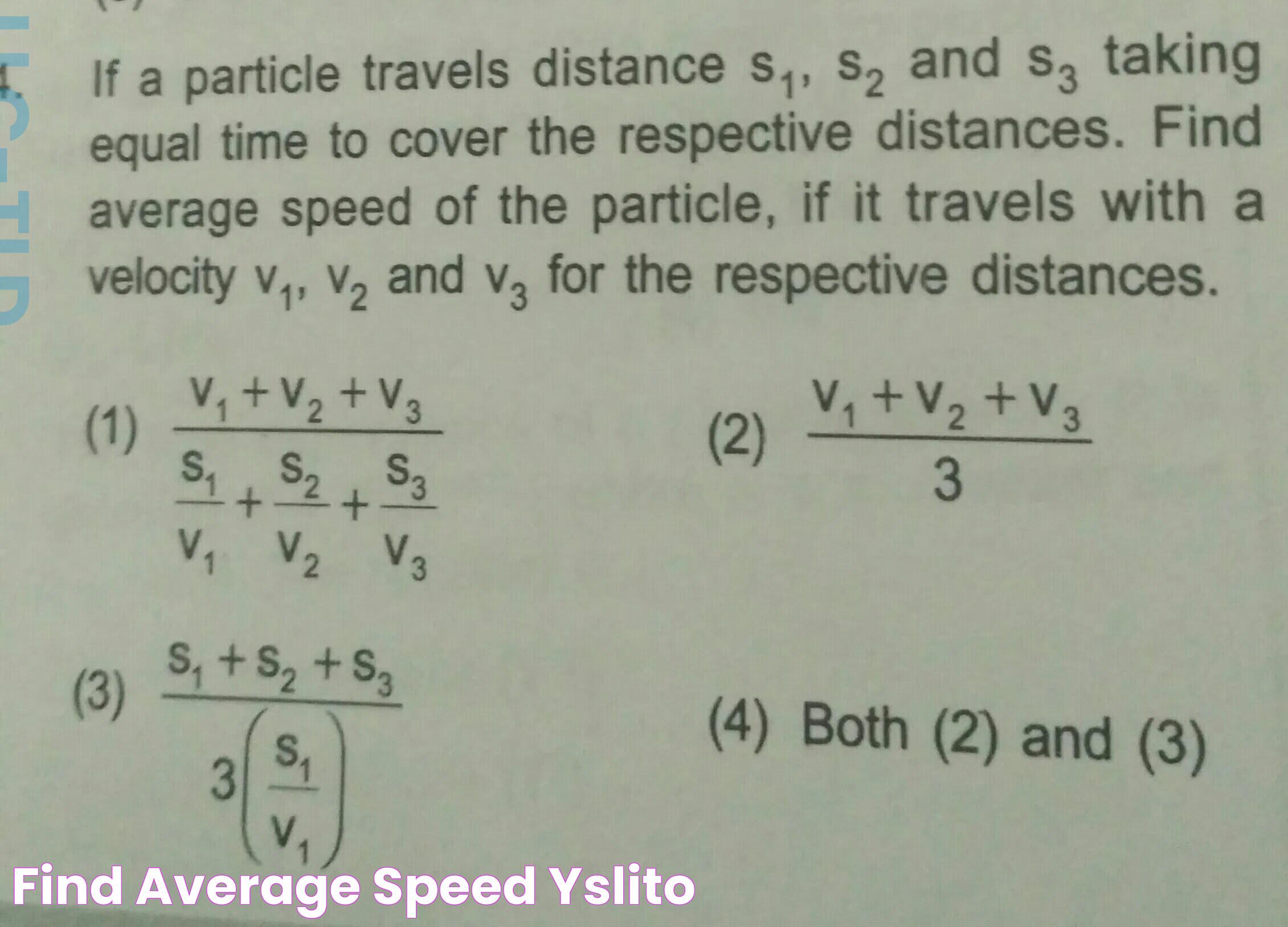 Mastering The Art Of Calculating Average Speed: A Comprehensive Guide