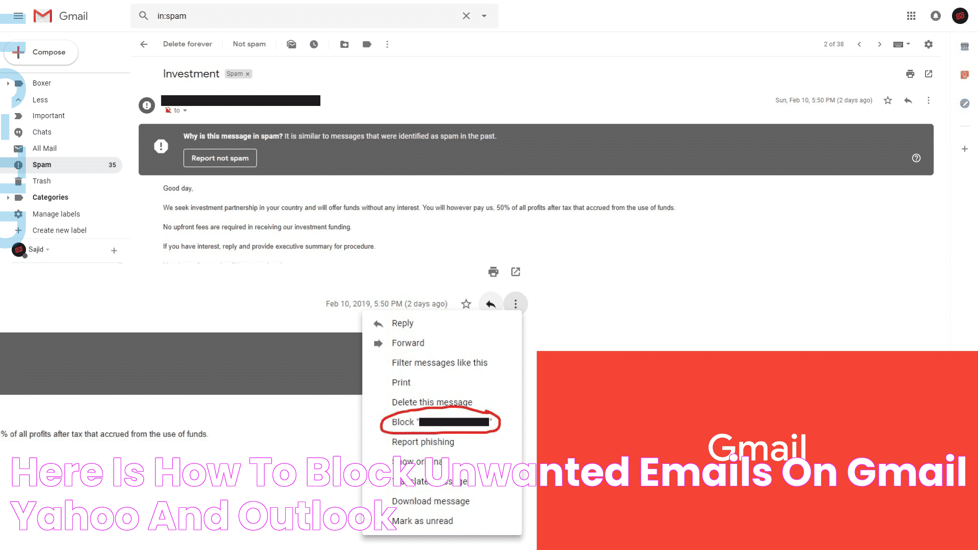 Efficient Strategies To Block Unwanted Emails And Enhance Your Inbox