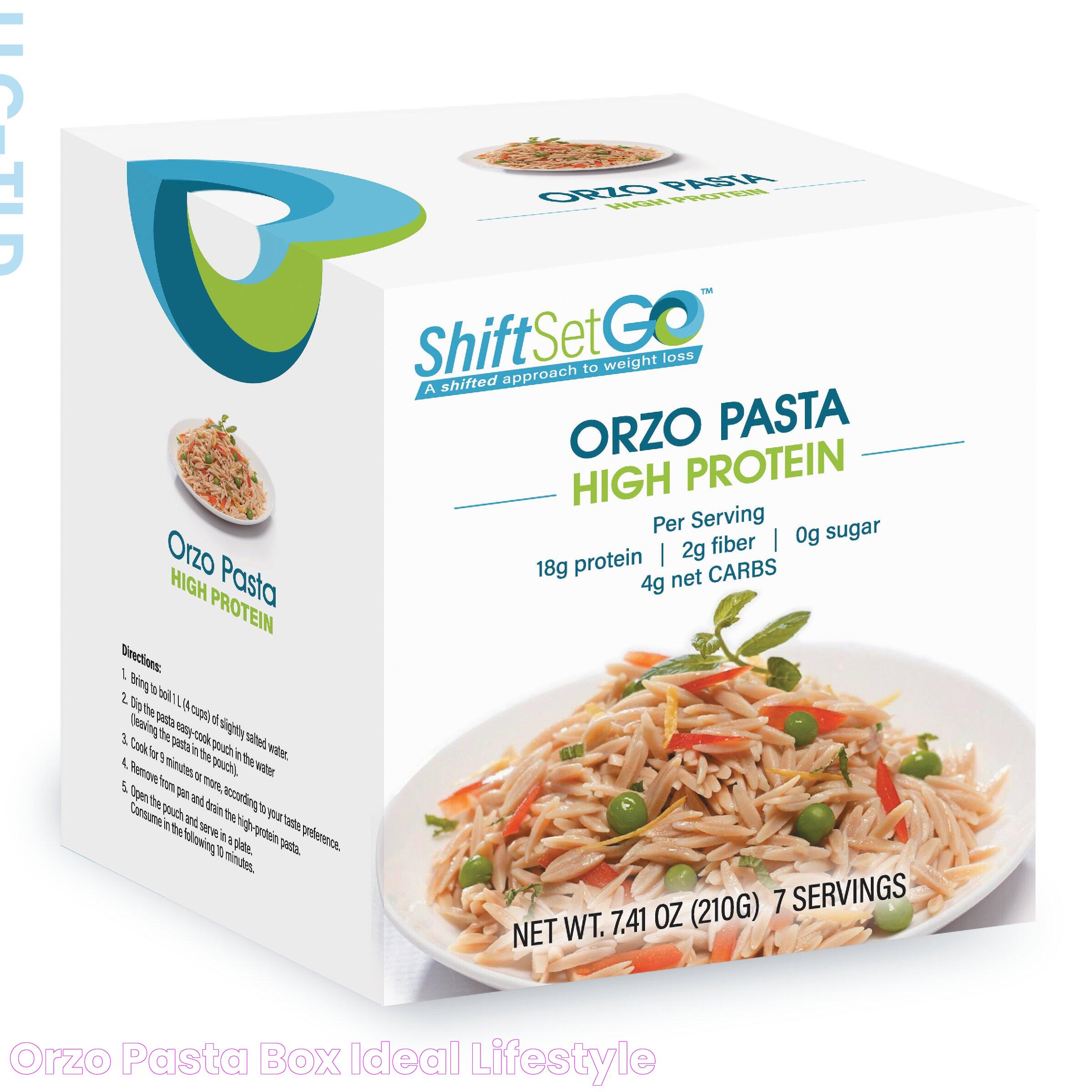 Orzo Pasta Box Ideal Lifestyle