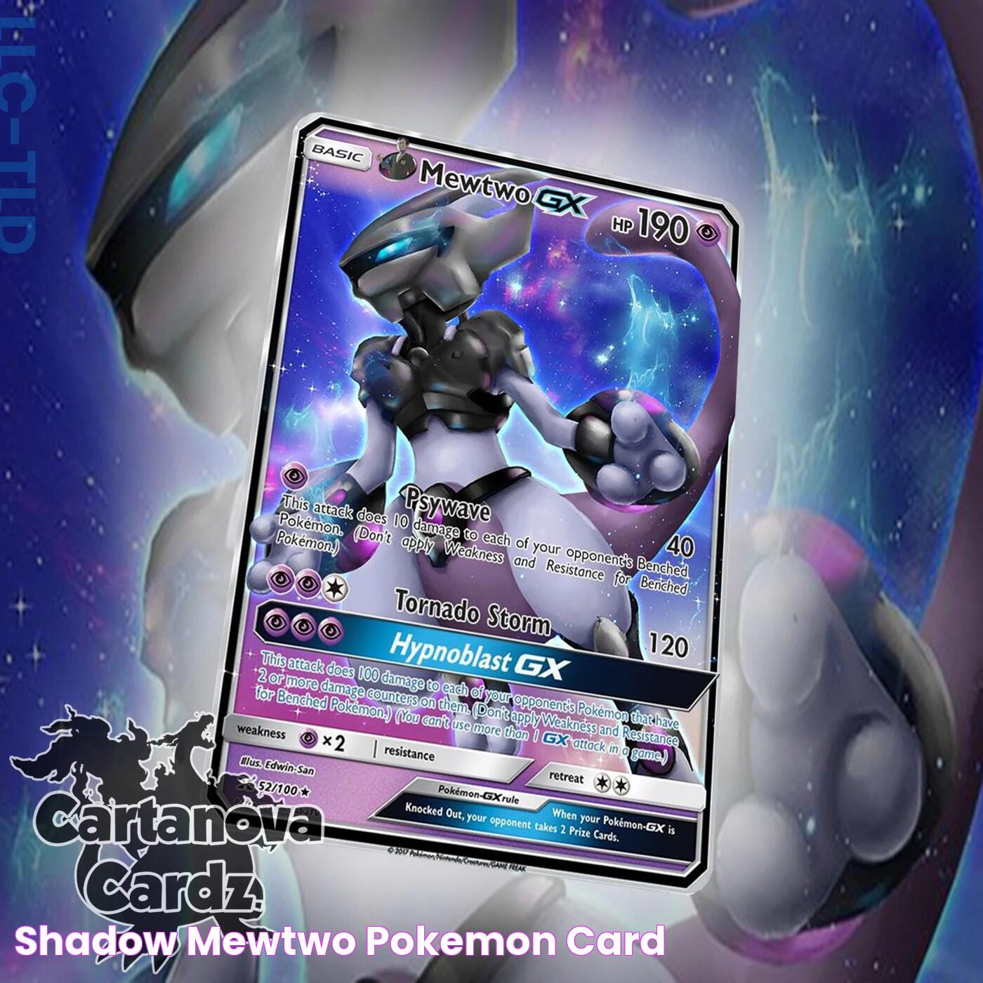 Shadow Mewtwo Pokemon Card