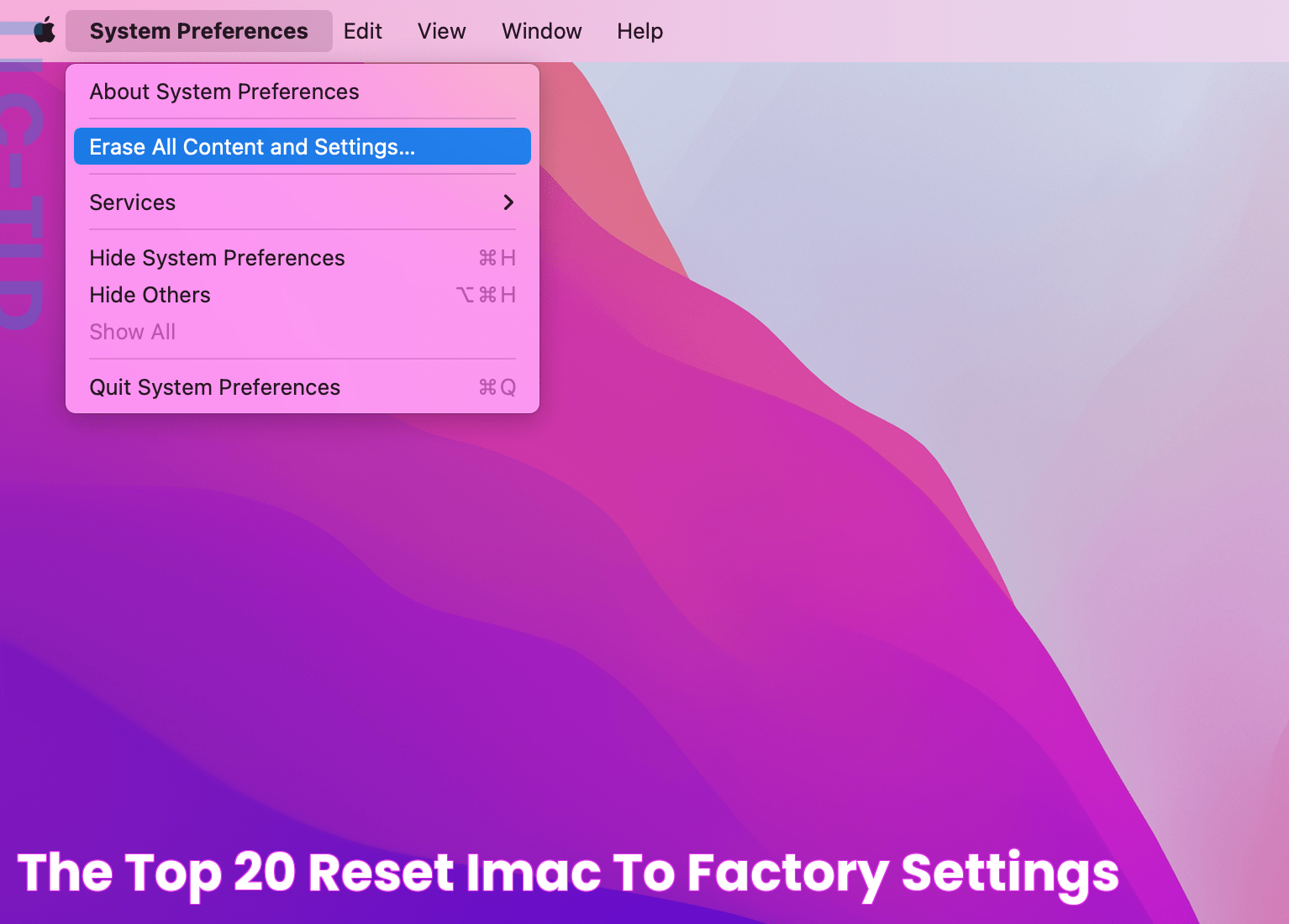 The Top 20+ Reset Imac To Factory Settings