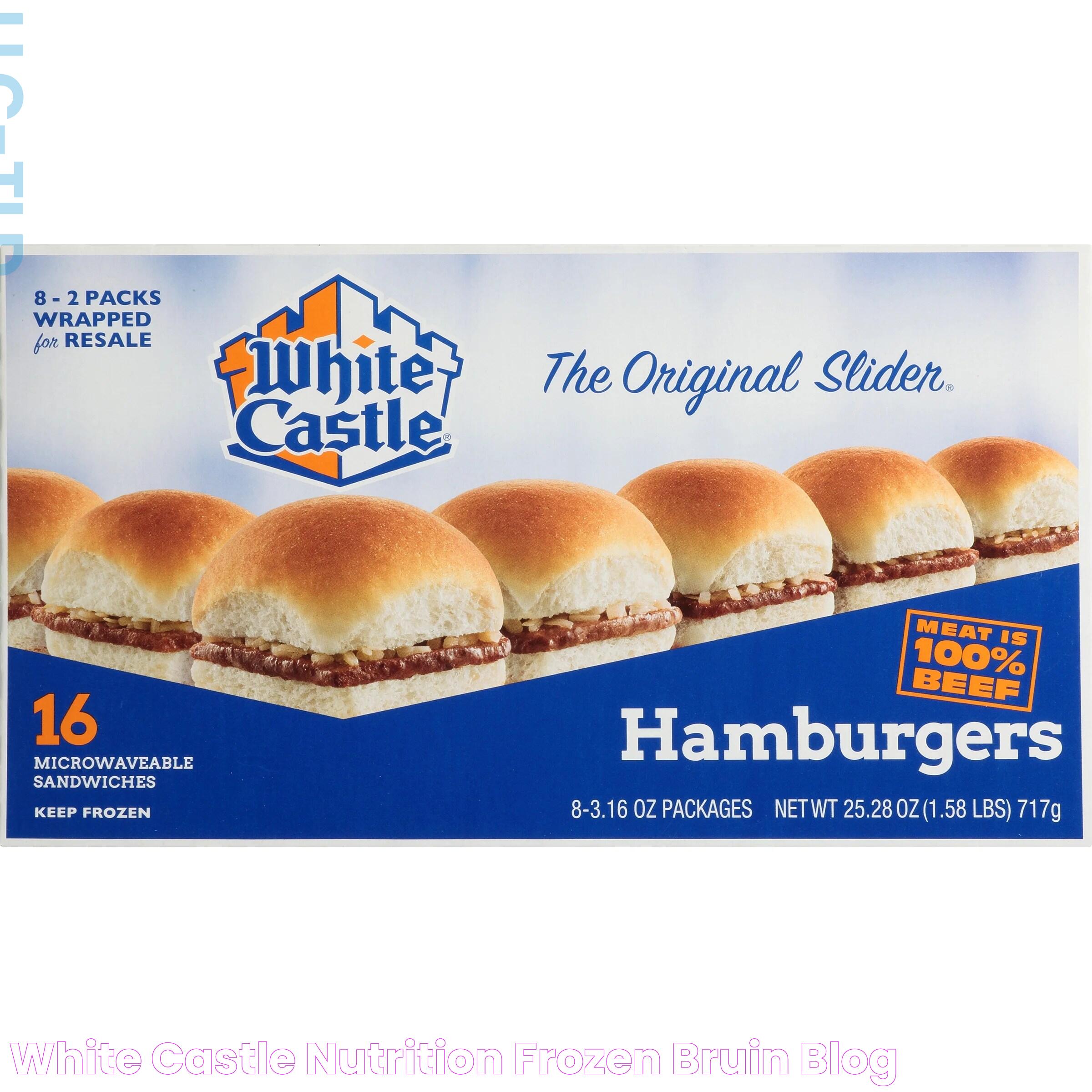 Discover The Magic Of Frozen White Castle: A Convenient Delight