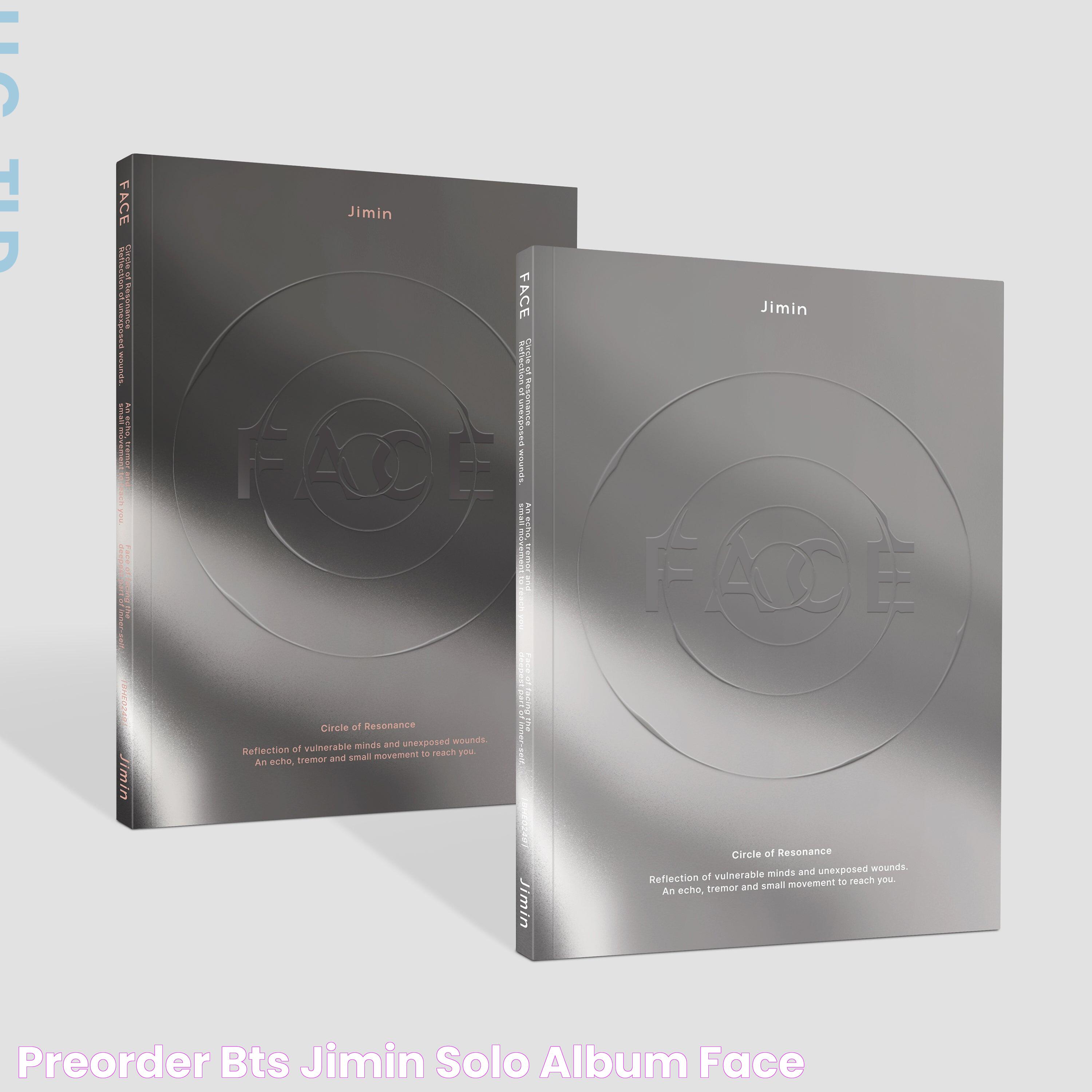 [PREORDER] BTS JIMIN Solo Album 'FACE'