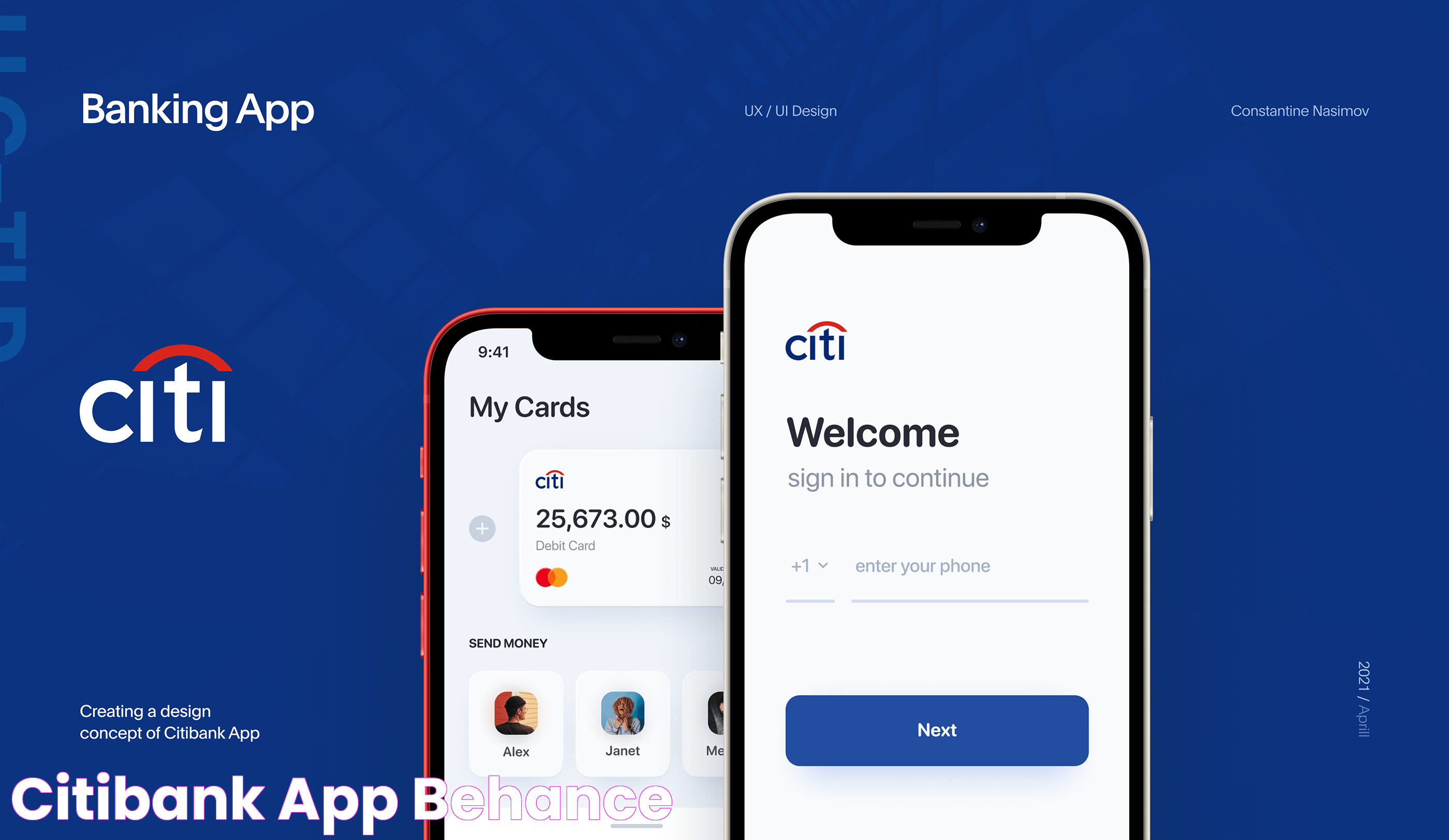 Citibank App Behance