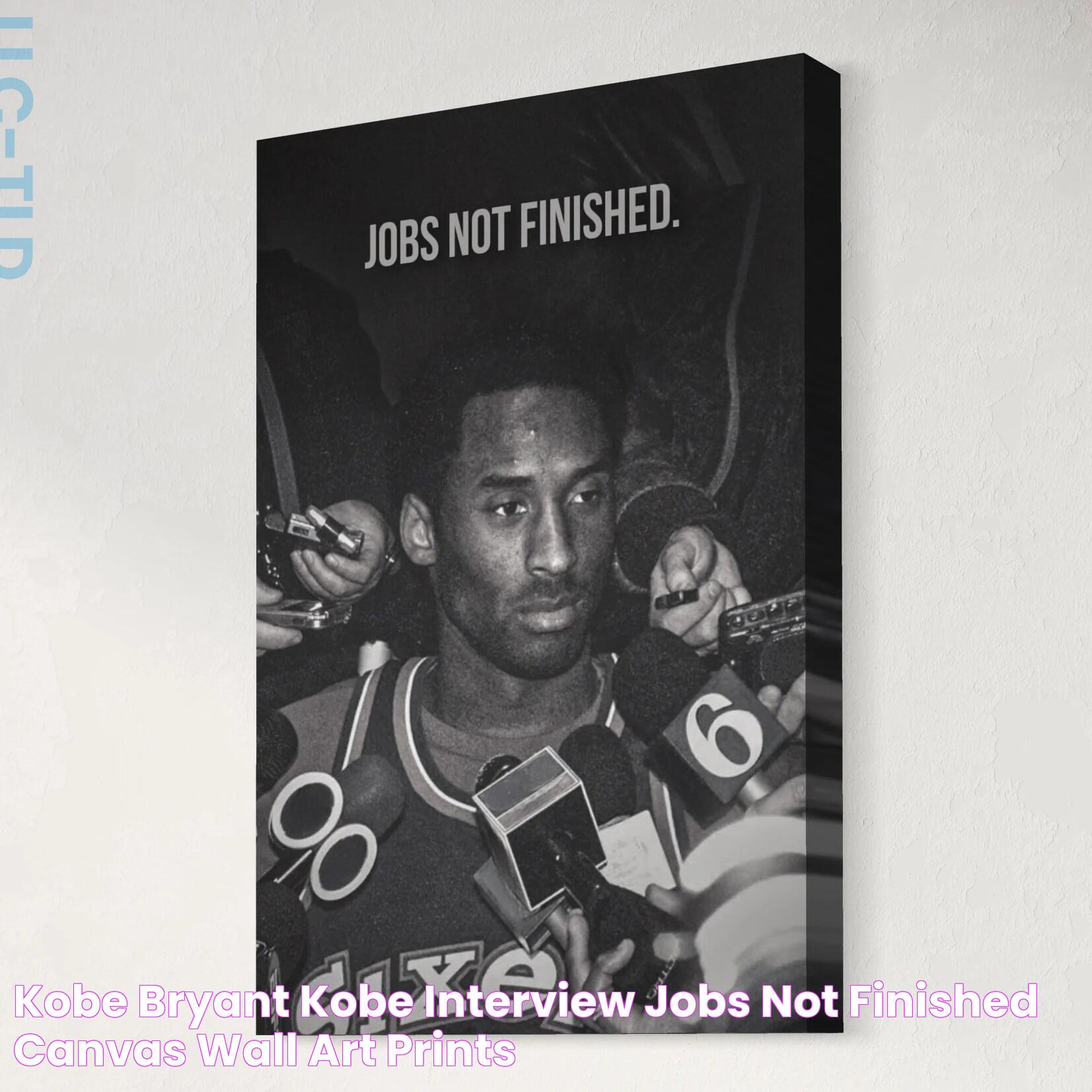 Unseen Resilience: Kobe Bryant Jobs Not Finished