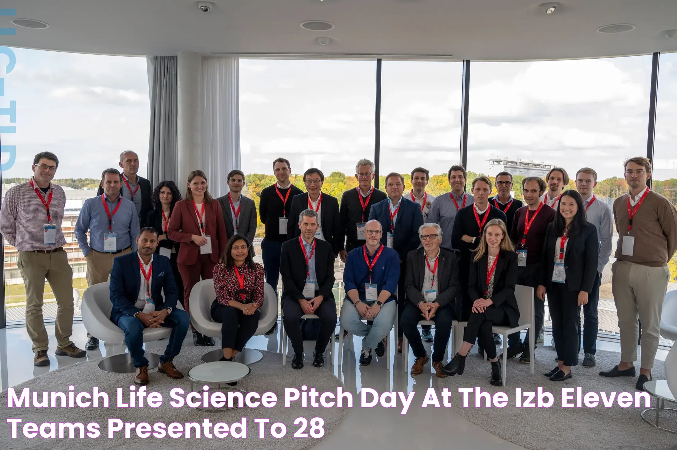 Munich Life Science Pitch Day at the IZB Eleven teams presented to 28