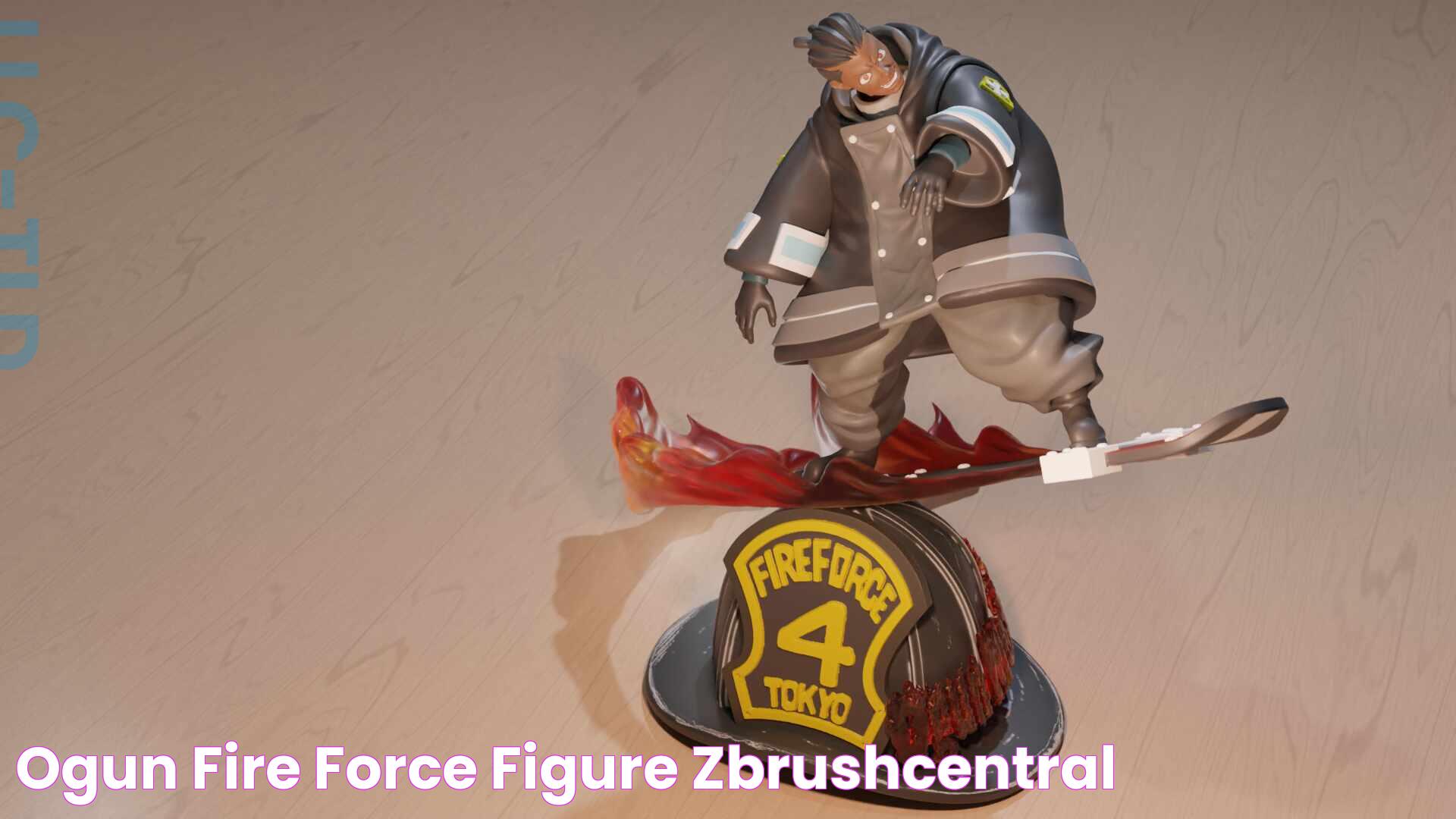 Ogun, Fire Force Figure ZBrushCentral