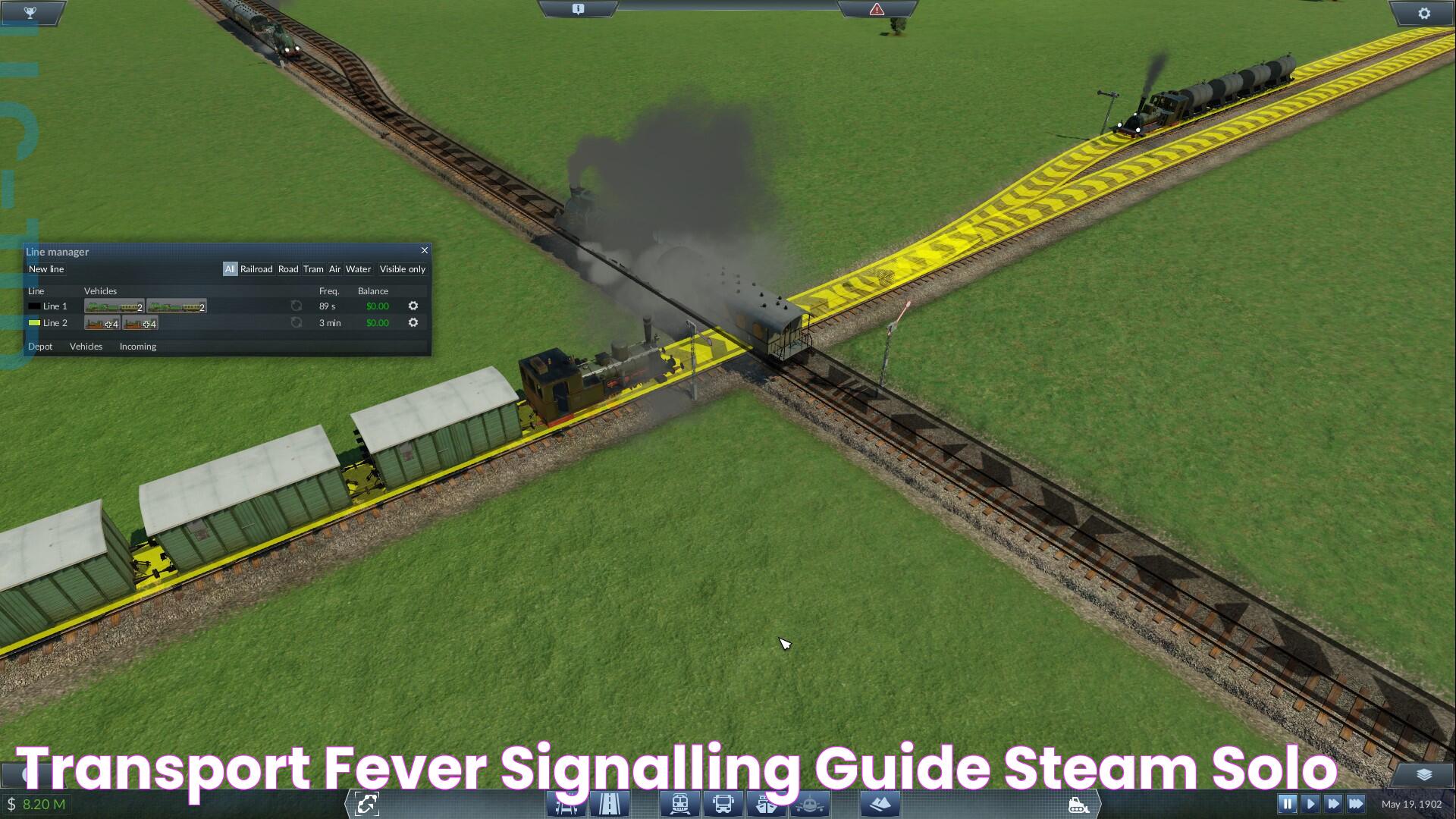 Transport Fever Signalling Guide Steam Solo