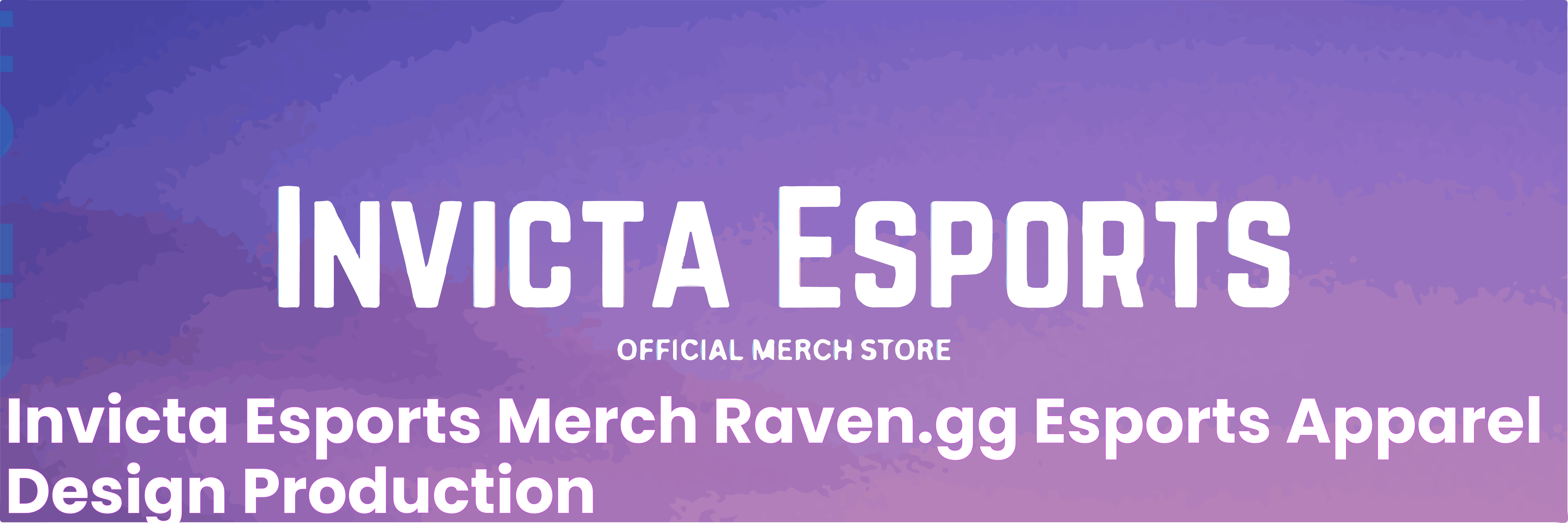 Invicta Esports Merch Raven.GG Esports Apparel Design & Production