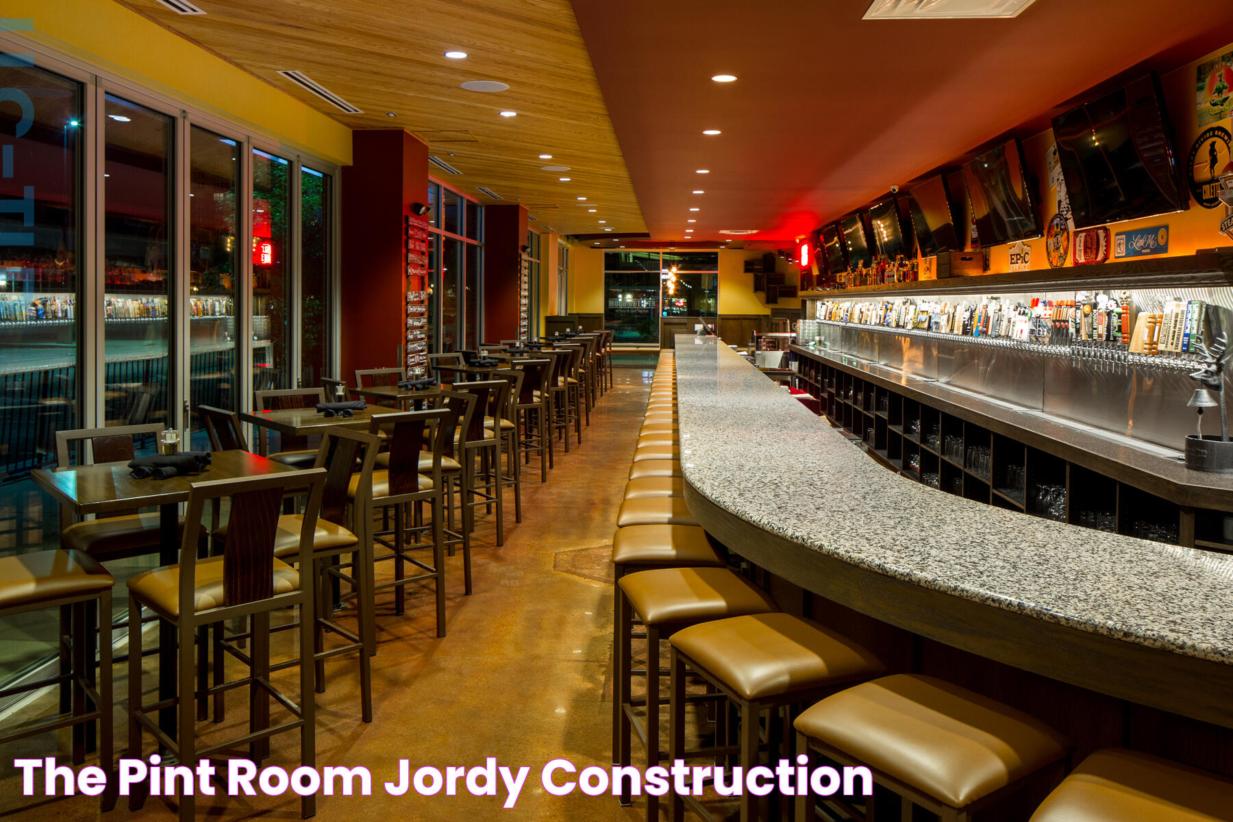 The Pint Room Jordy Construction