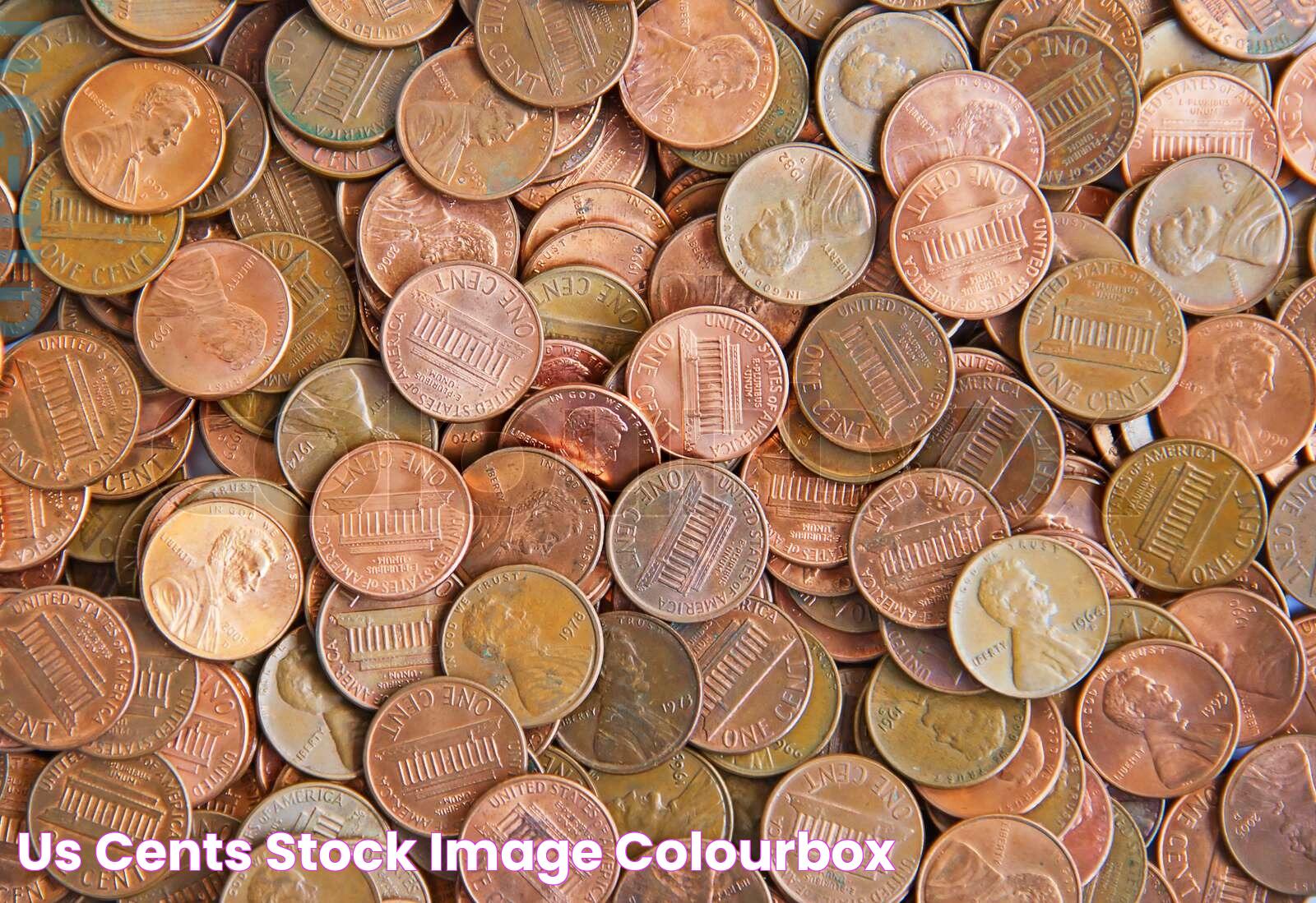 US Cents Stock image Colourbox