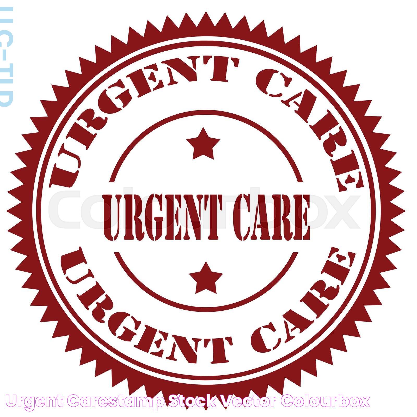 Urgent Carestamp Stock vector Colourbox