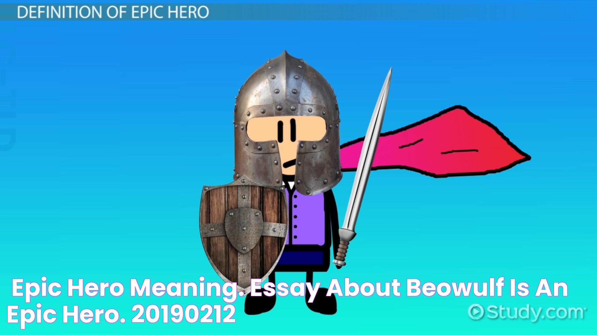 😍 Epic hero meaning. Essay about Beowulf is an Epic Hero. 20190212