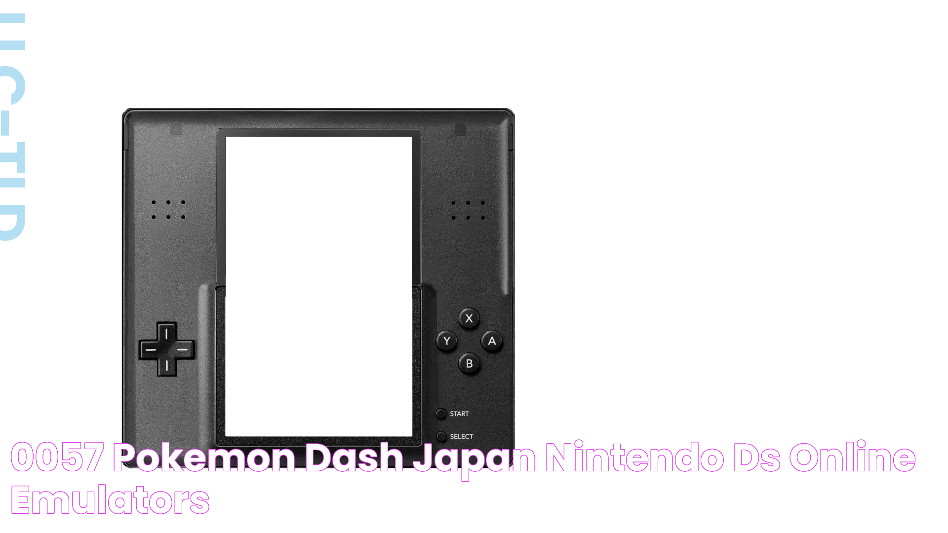 0057 Pokemon Dash (Japan) Nintendo DS Online Emulators