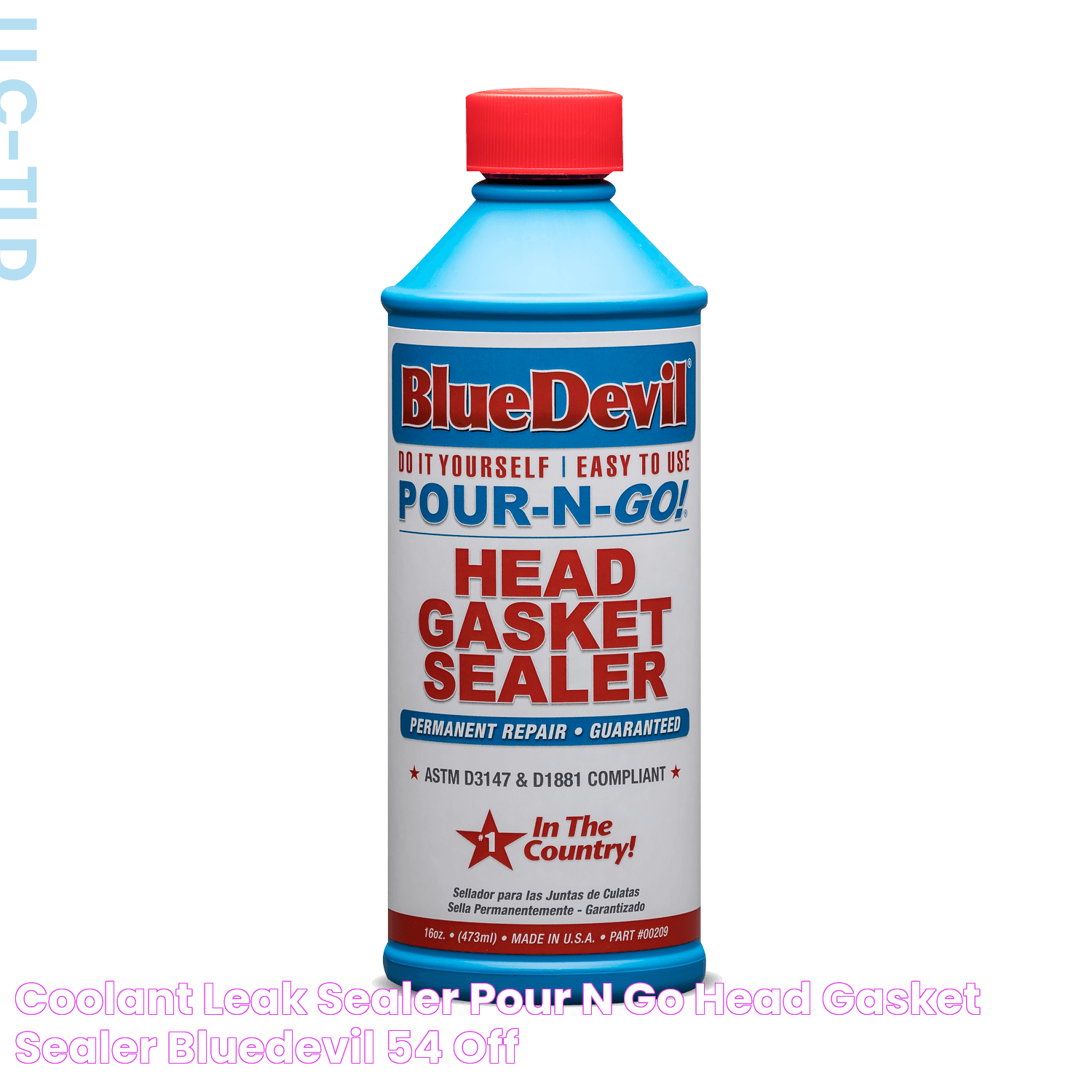 Coolant Leak Sealer Pour N Go Head Gasket Sealer BlueDevil, 54 OFF