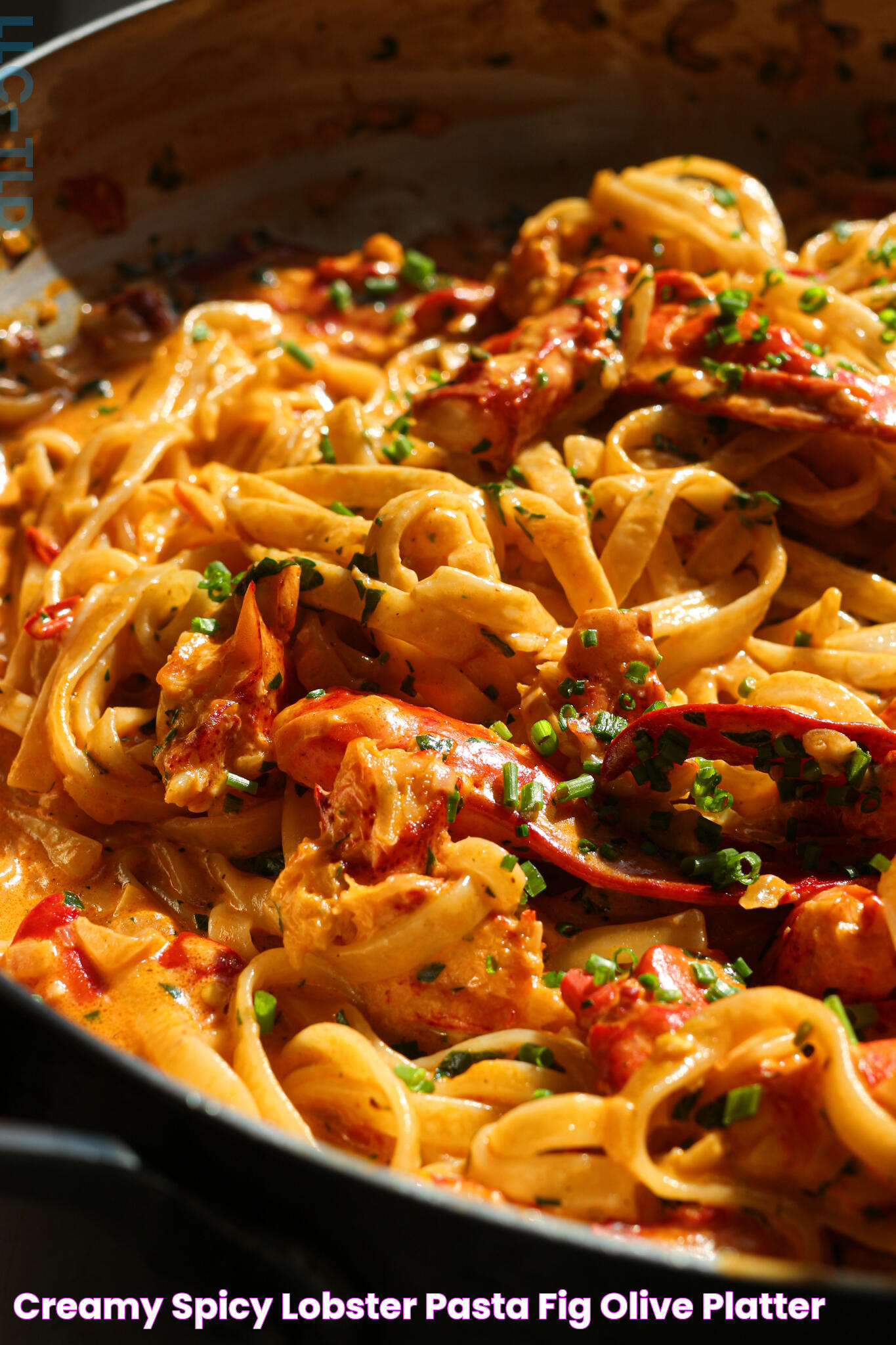 Creamy Spicy Lobster Pasta Fig & Olive Platter