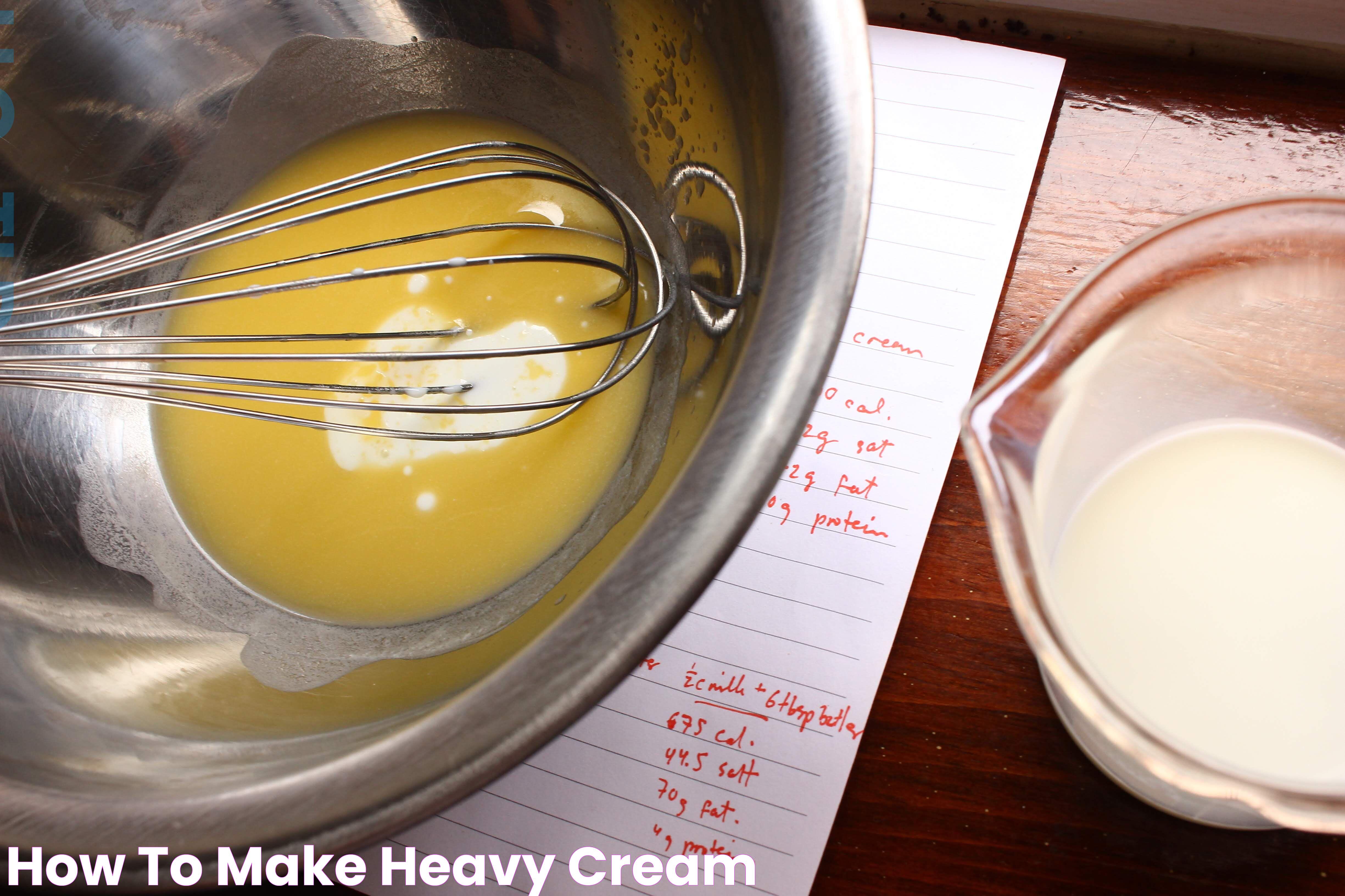 How To Make Heavy Cream