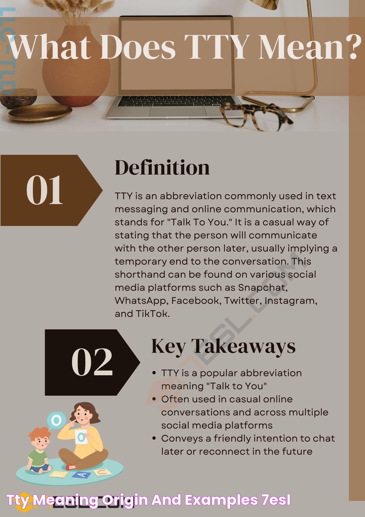 TTY Meaning, Origin and Examples • 7ESL