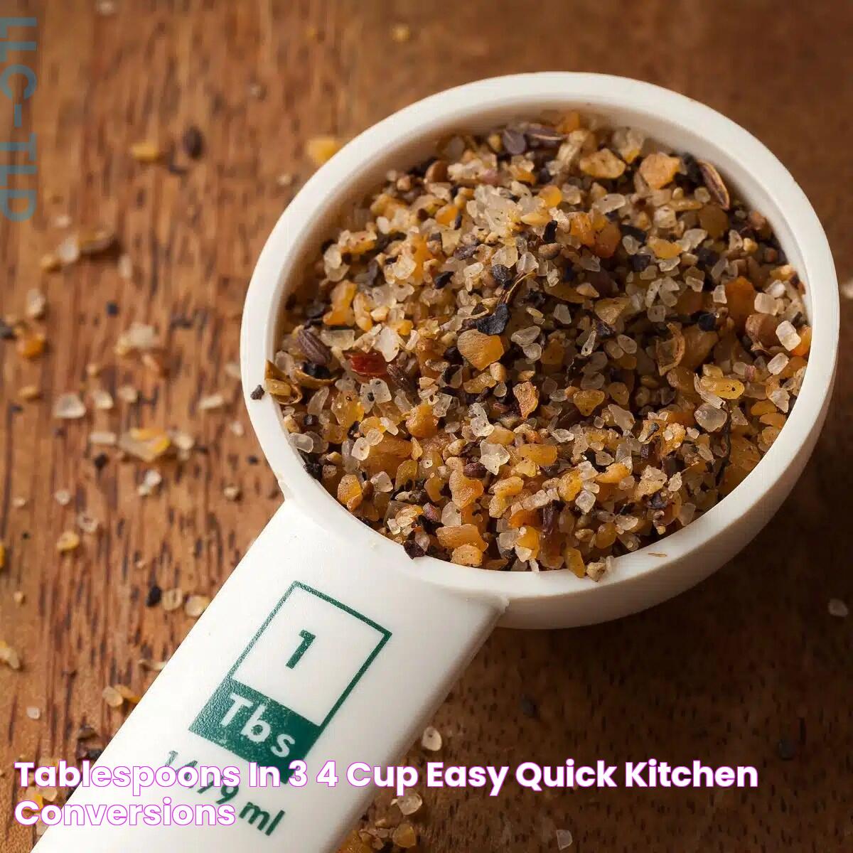 Tablespoons In 3/4 Cup Easy & Quick Kitchen Conversions