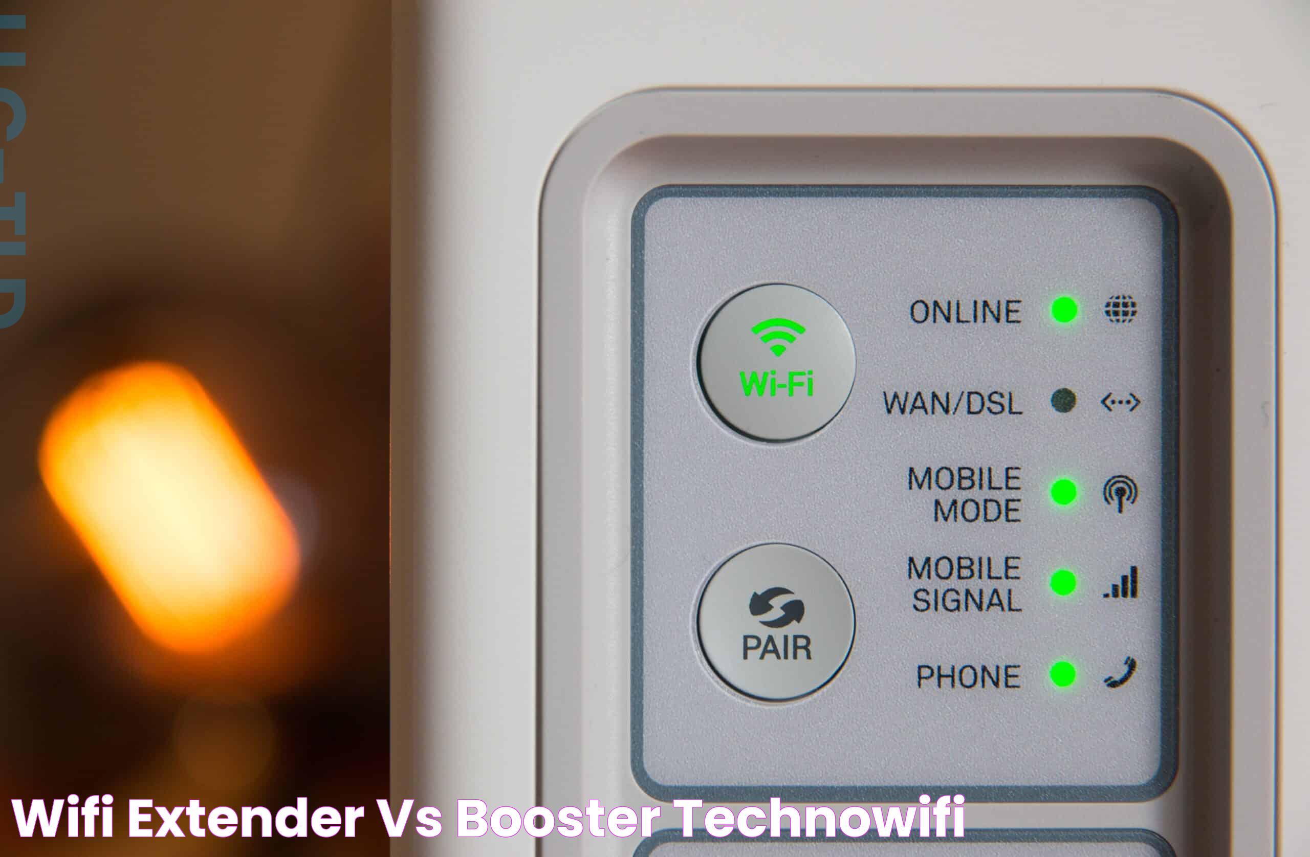 Wifi Extender vs Booster TechnoWifi