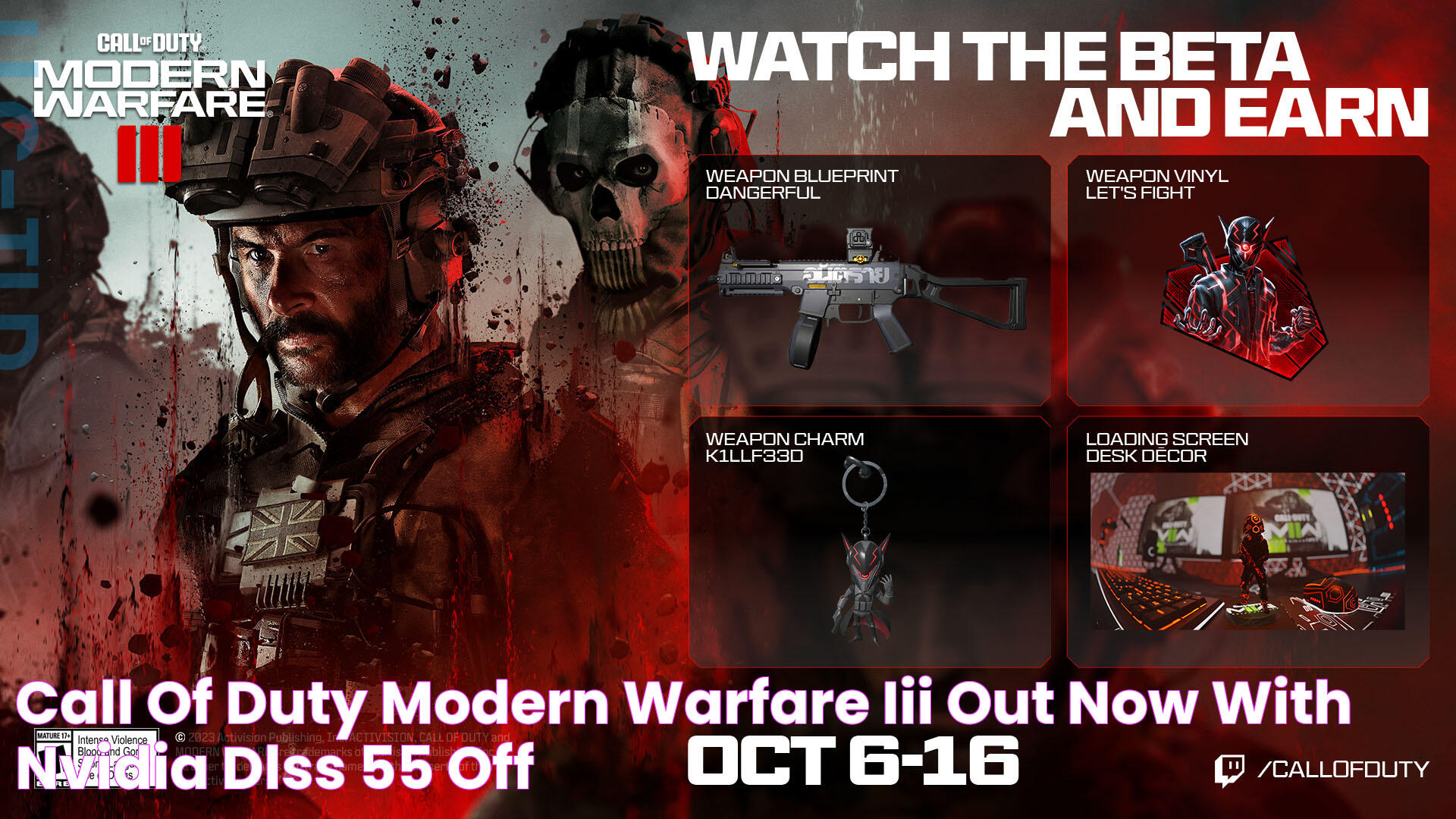 Call Of Duty Modern Warfare III Out Now With NVIDIA DLSS, 55 OFF