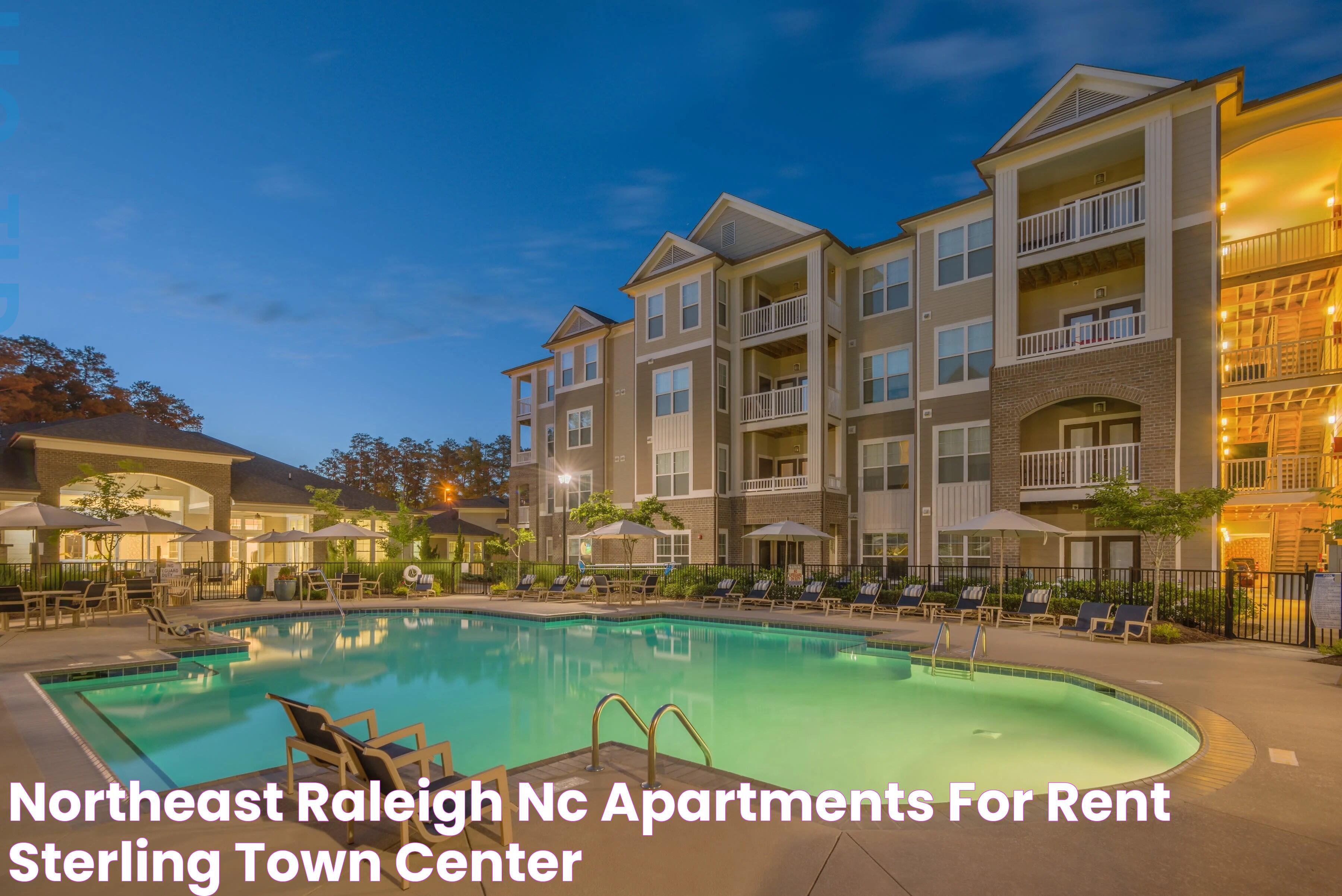 Northeast Raleigh, NC Apartments for Rent Sterling Town Center