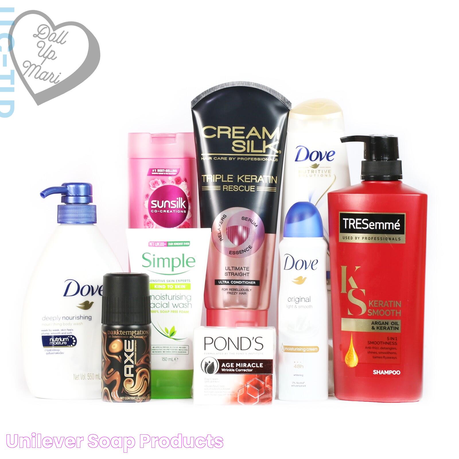 Unilever Soap Products