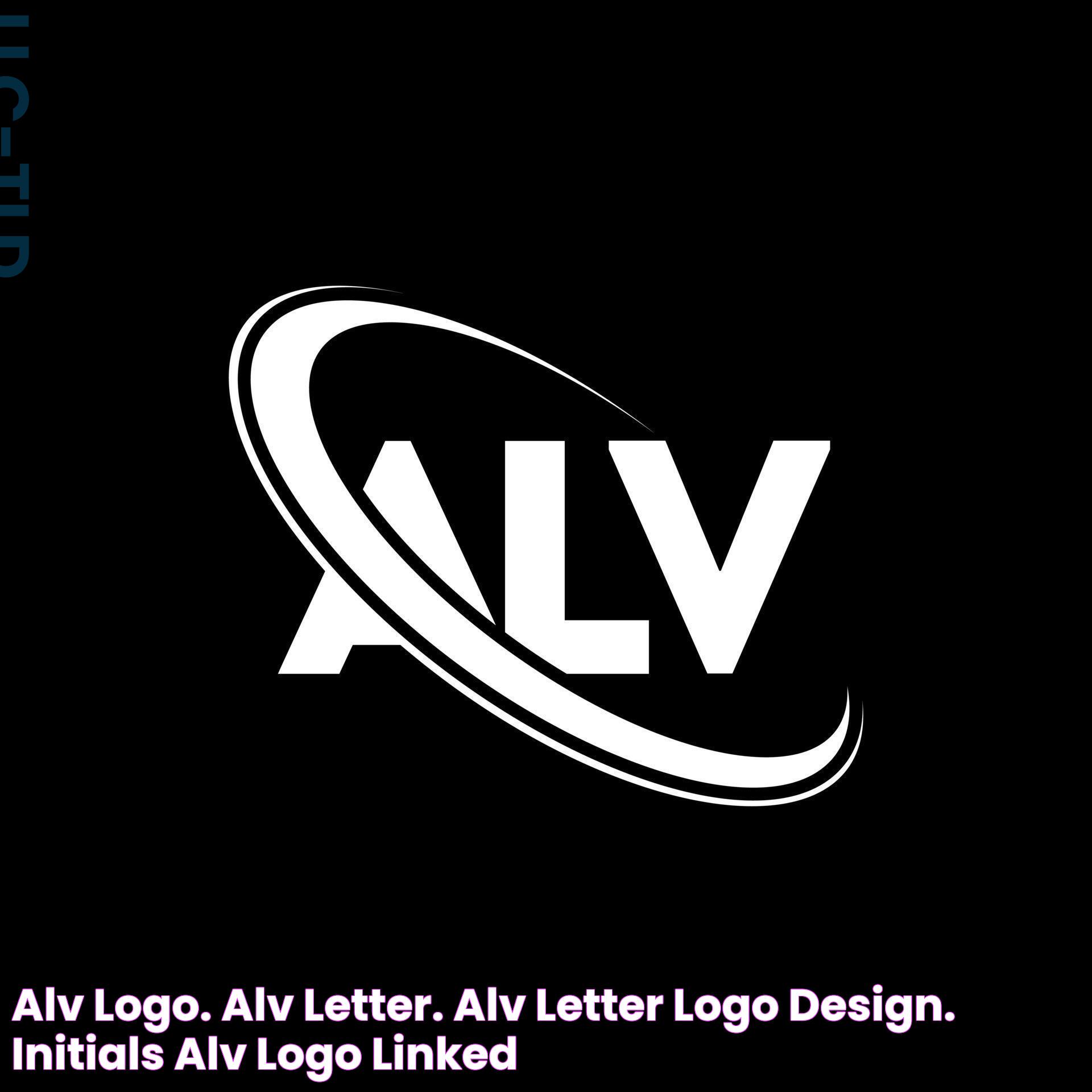 ALV logo. ALV letter. ALV letter logo design. Initials ALV logo linked