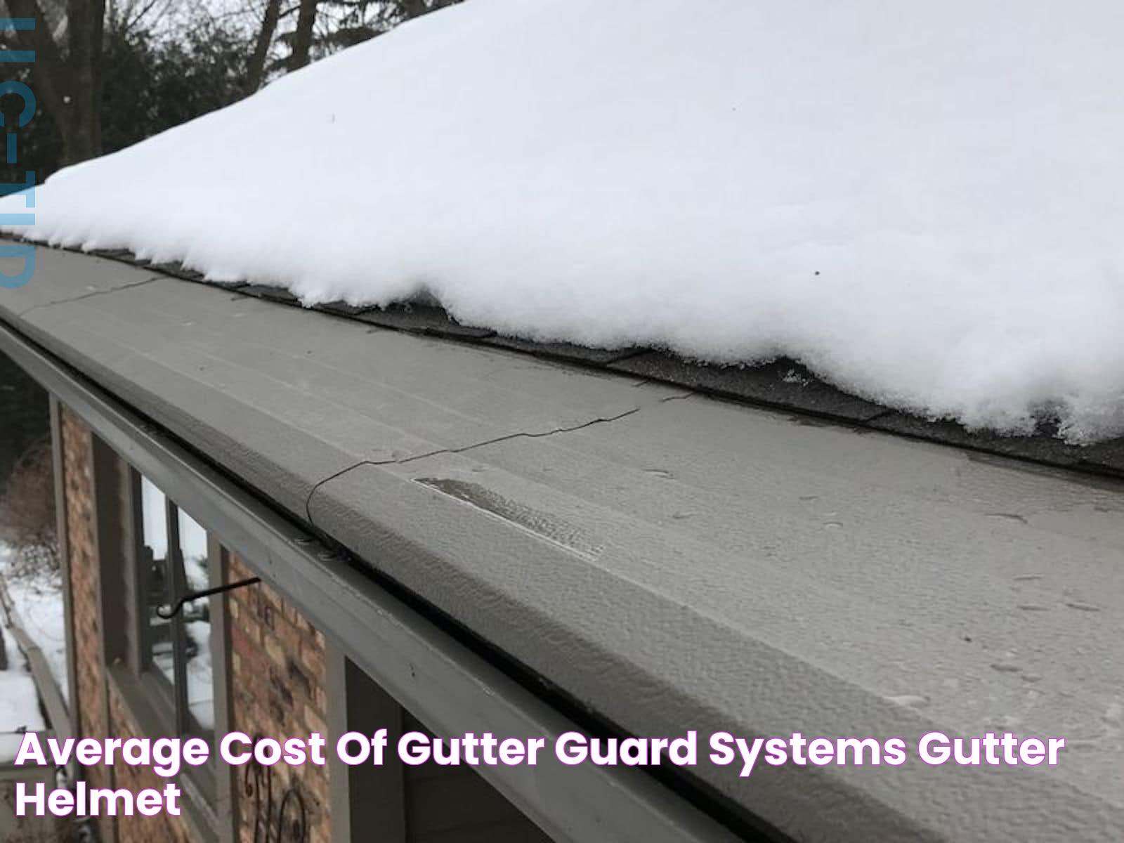 Average Cost of gutter Guard Systems Gutter Helmet