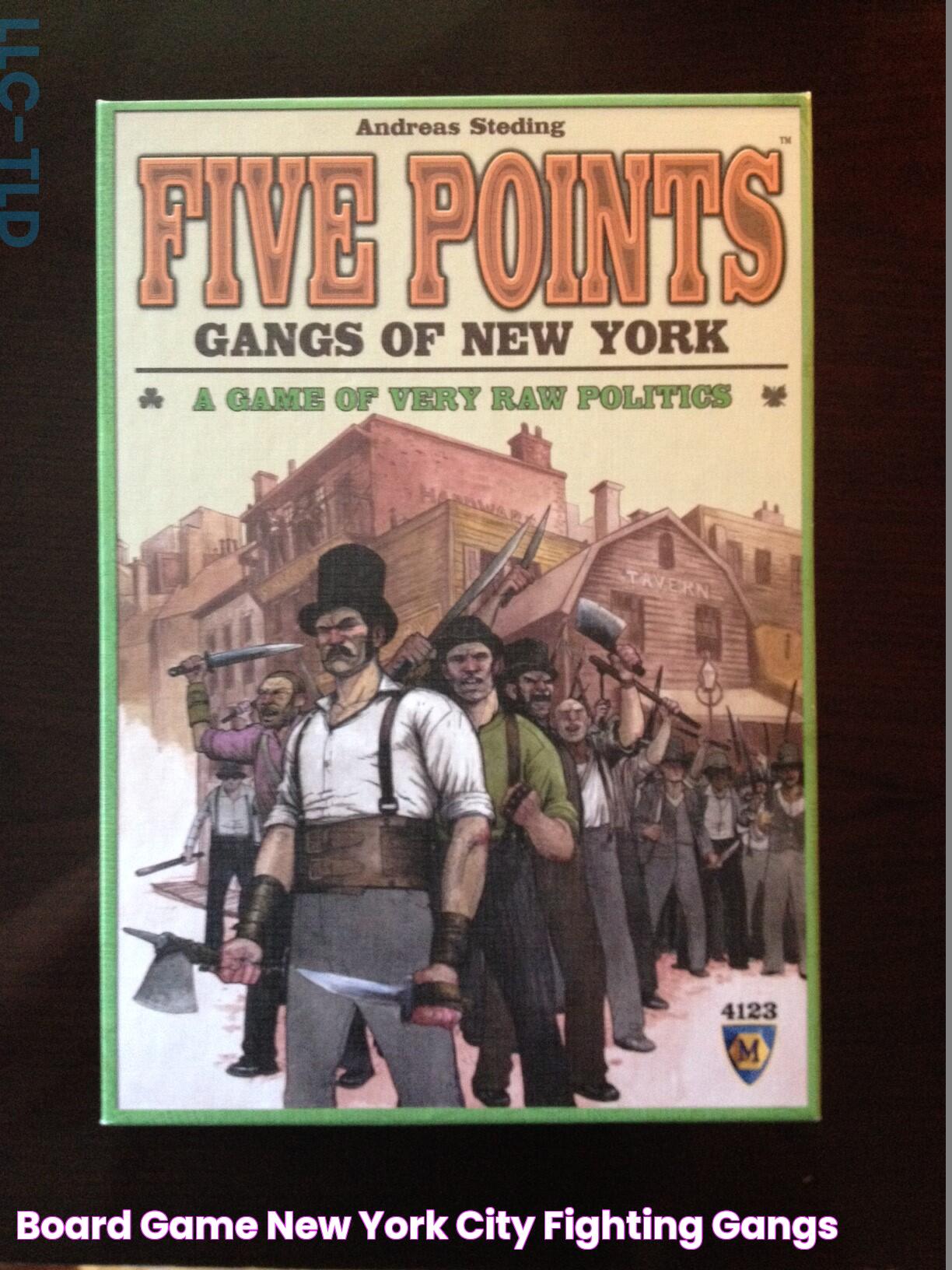 Board Game New York City Fighting Gangs