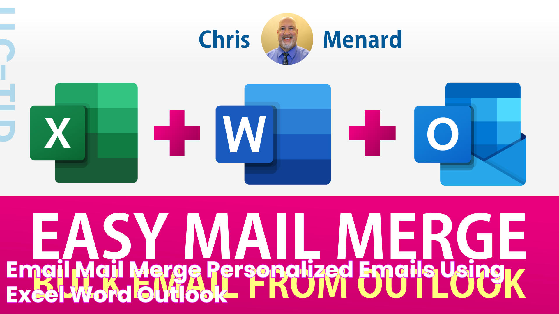 Email mail merge personalized emails using Excel Word & Outlook