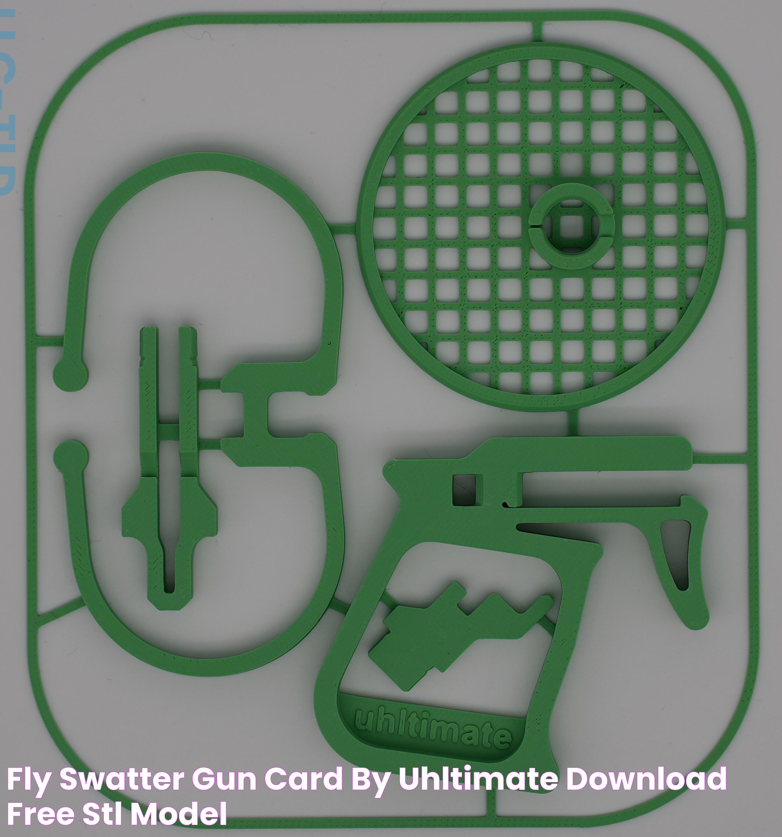 Fly Swatter Gun Card by uhltimate Download free STL model