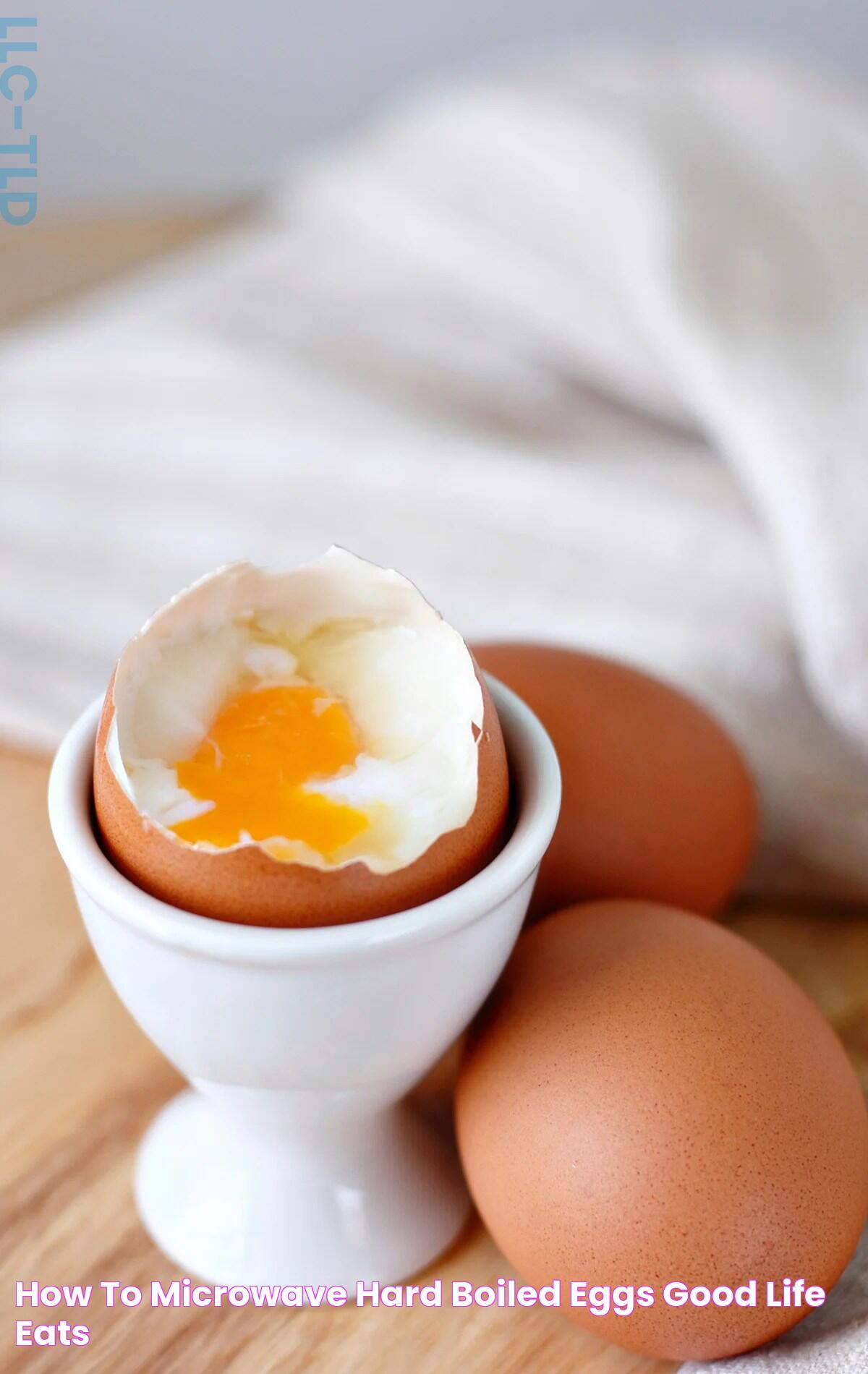 Effortlessly Perfect Hard Boiled Eggs In The Microwave