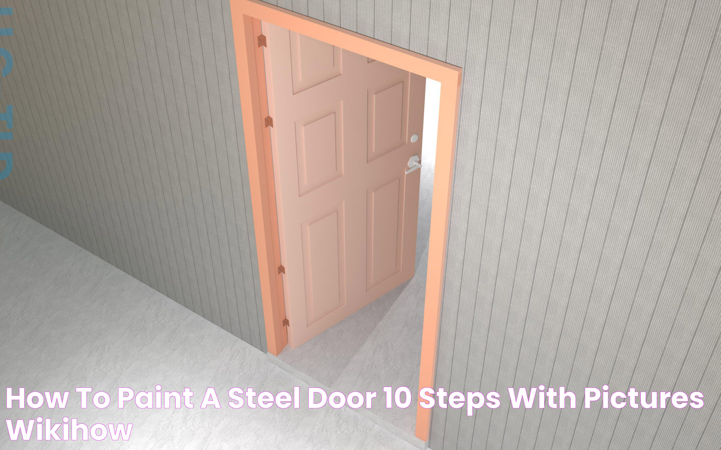 How to Paint a Steel Door 10 Steps (with Pictures) wikiHow