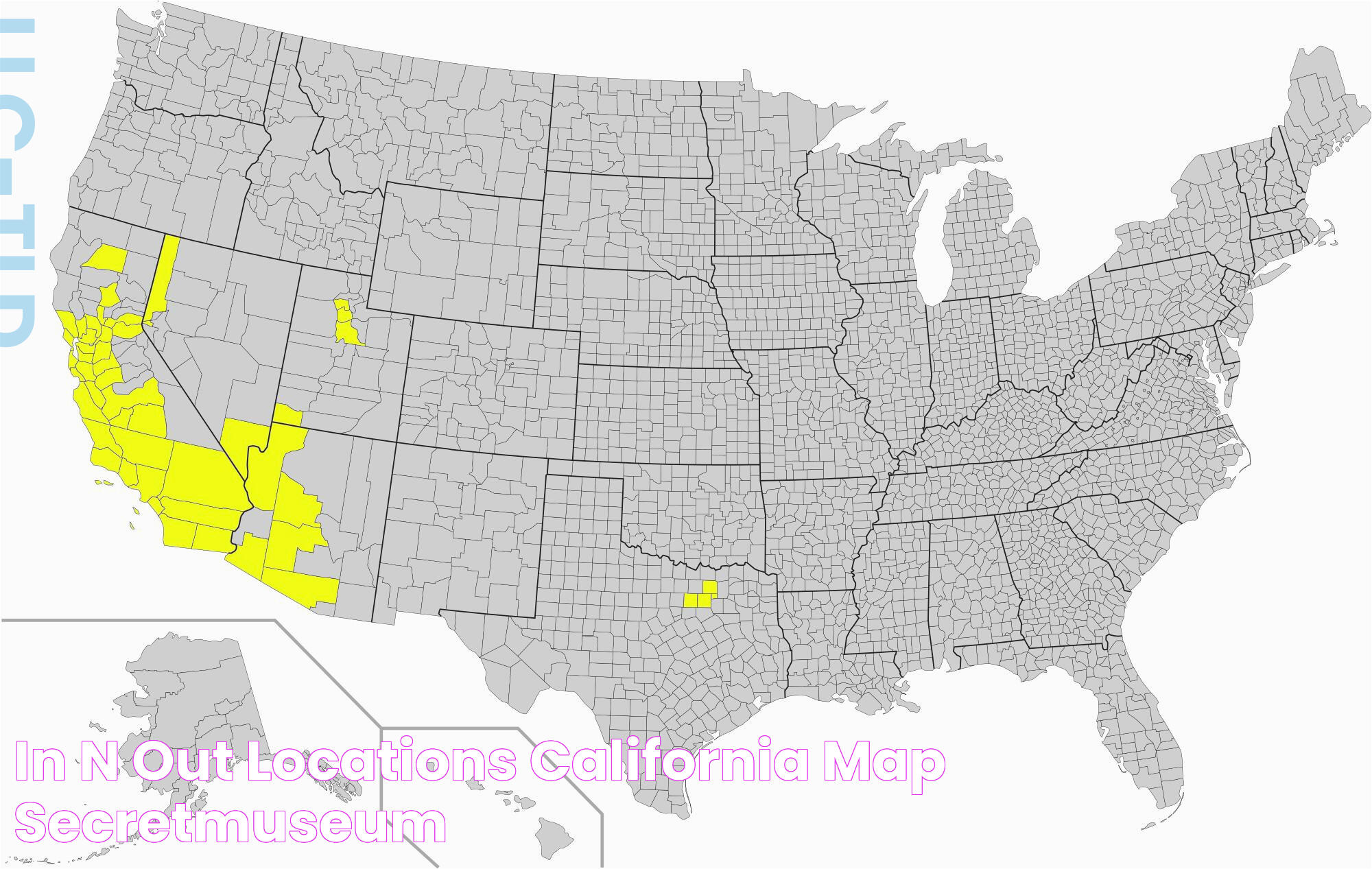 In N Out Locations California Map secretmuseum