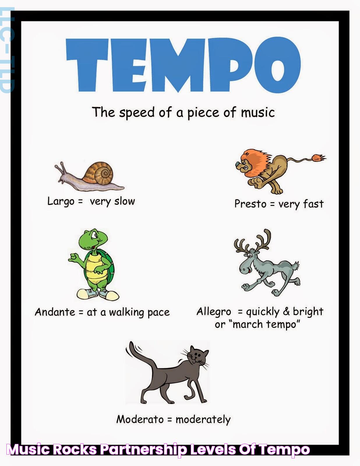 Music Rocks Partnership Levels of Tempo