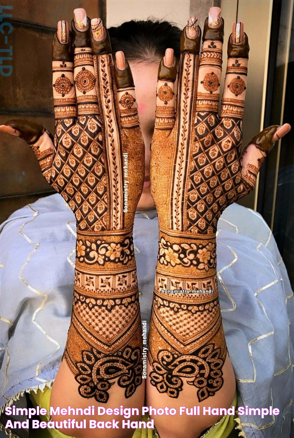 Simple Mehndi Design Photo Full Hand Simple And Beautiful Back Hand