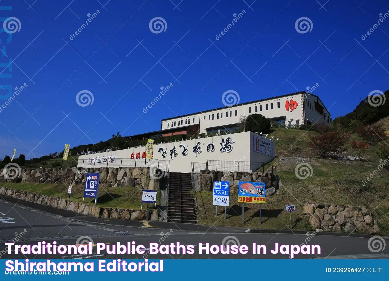 Traditional Public Baths House in Japan, Shirahama Editorial