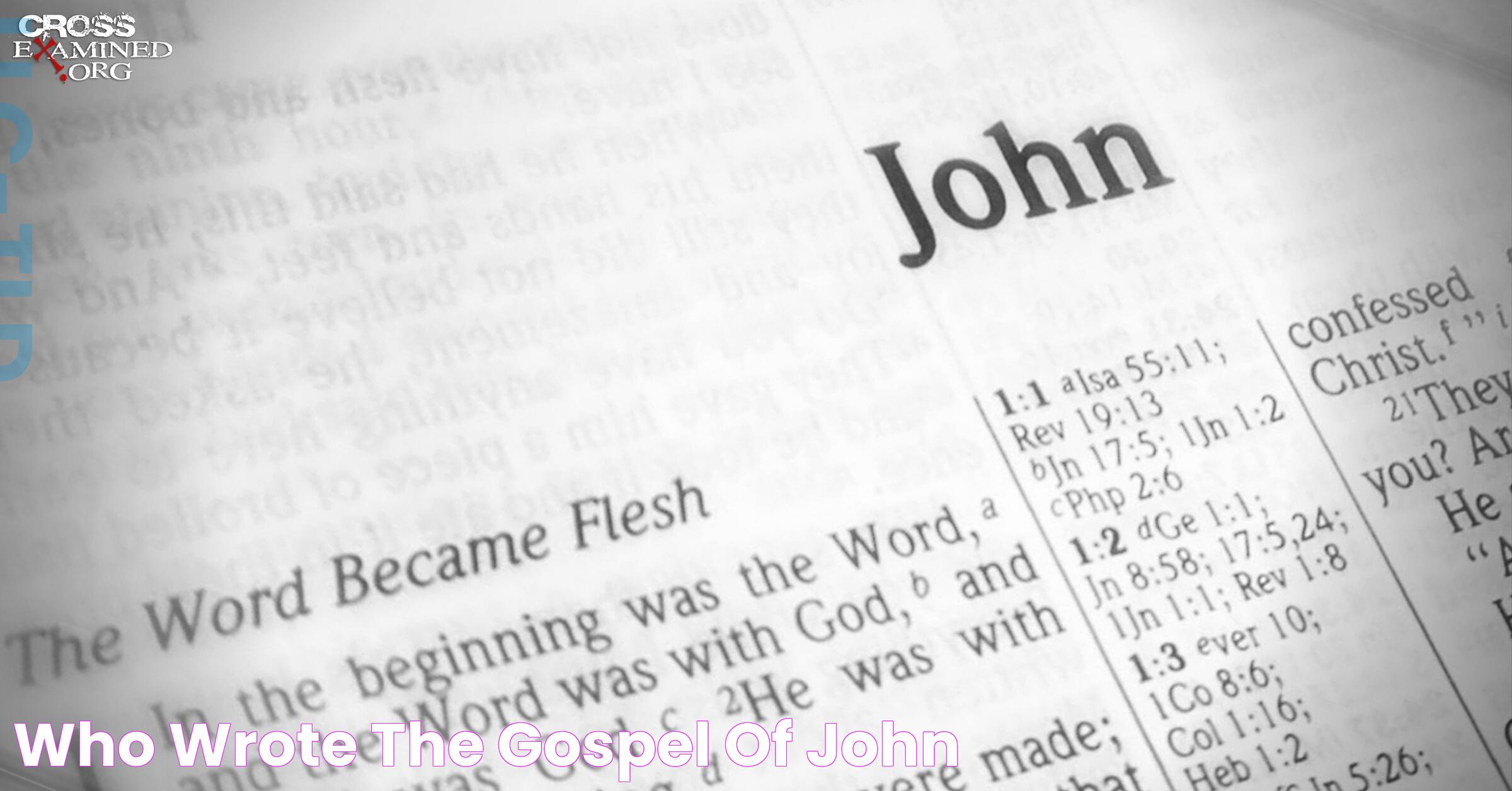 Who Wrote the Gospel of John?