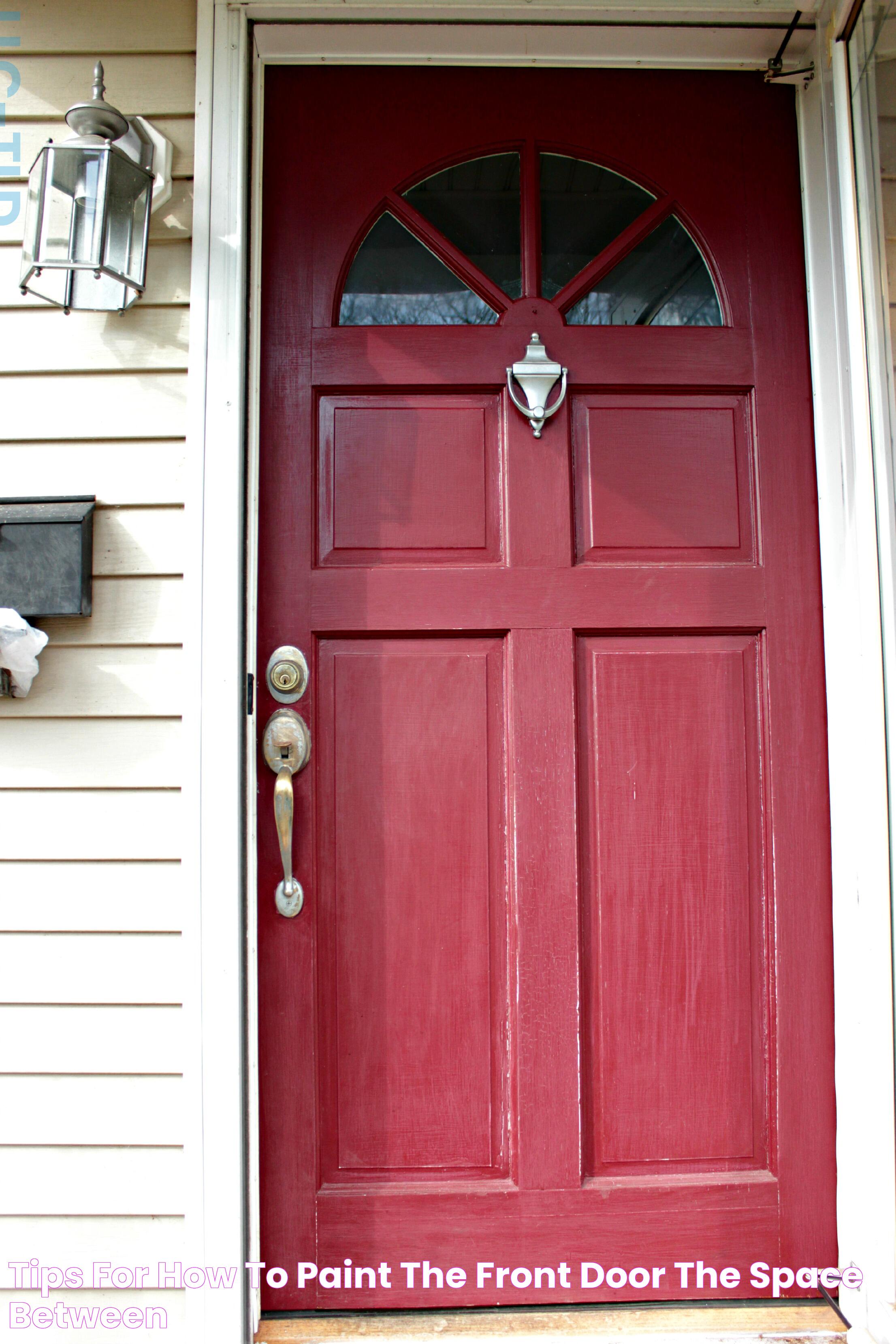 Expert Guide: Mastering How To Paint Front Door For A Stunning Home Entrance