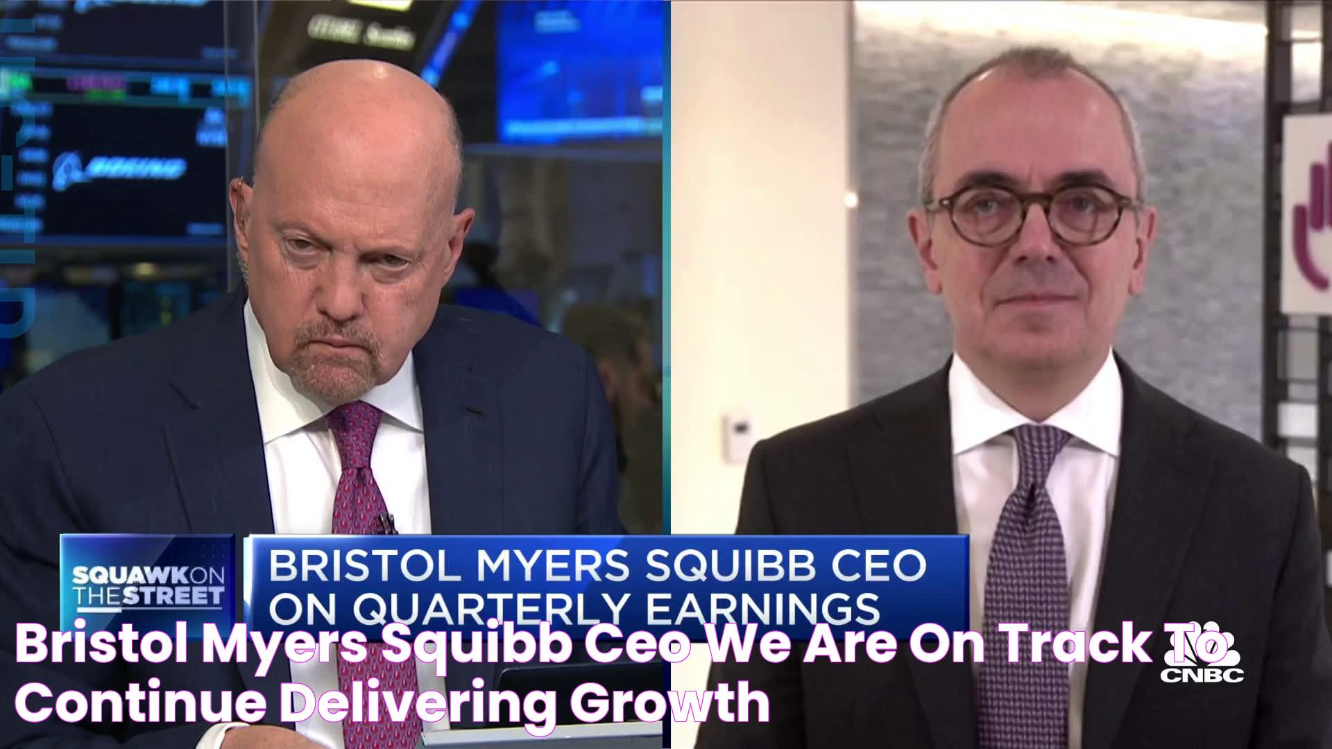 Bristol Myers Squibb CEO We are on track to continue delivering growth