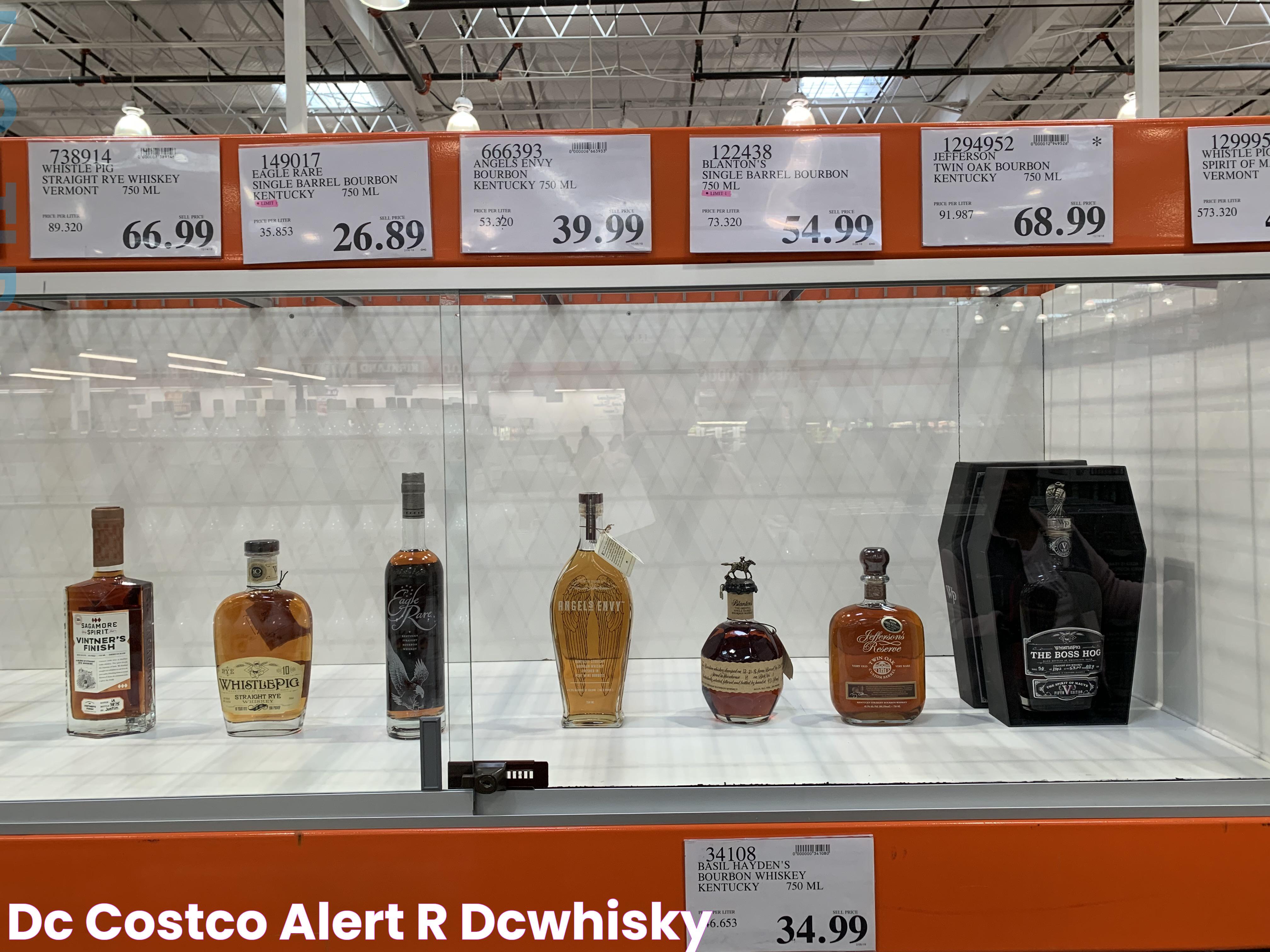 DC Costco Alert r/dcwhisky