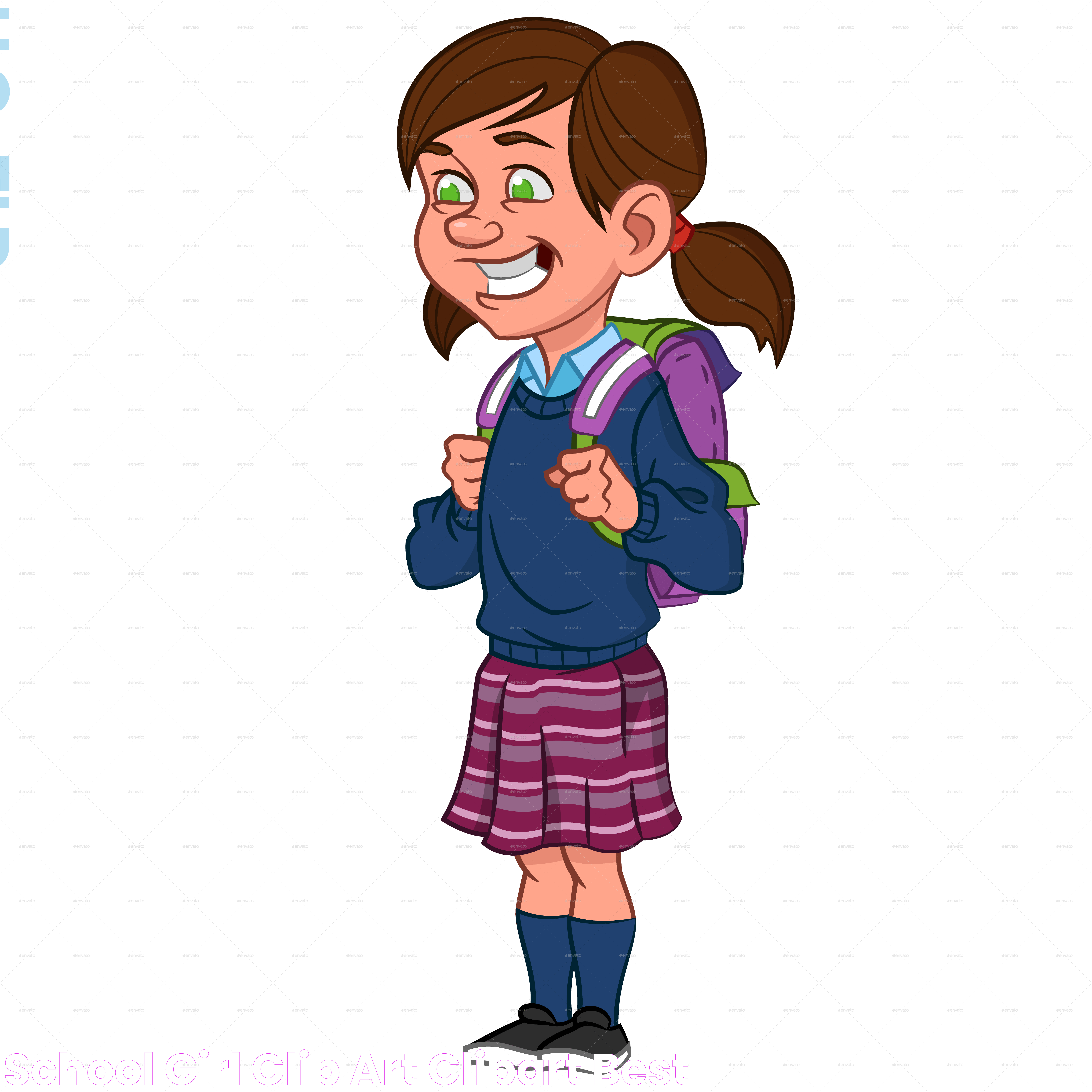 School Girl Clip Art ClipArt Best