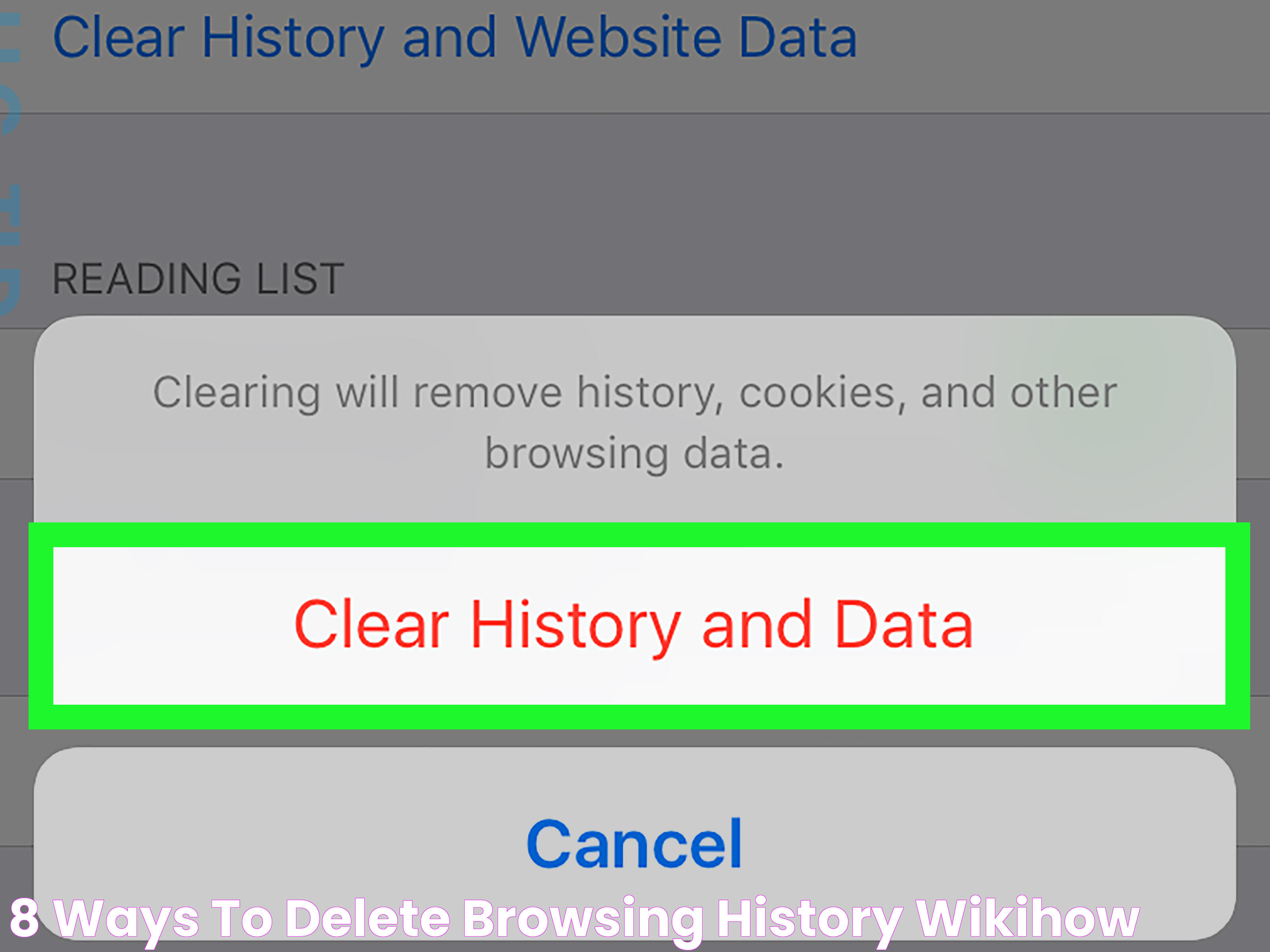 8 Ways to Delete Browsing History wikiHow