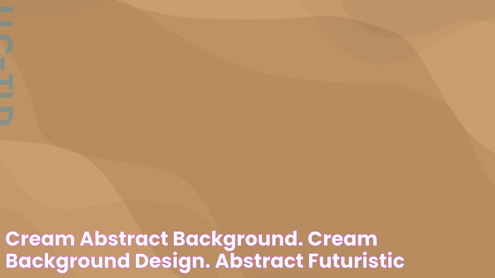 Cream abstract background. Cream background design. Abstract futuristic