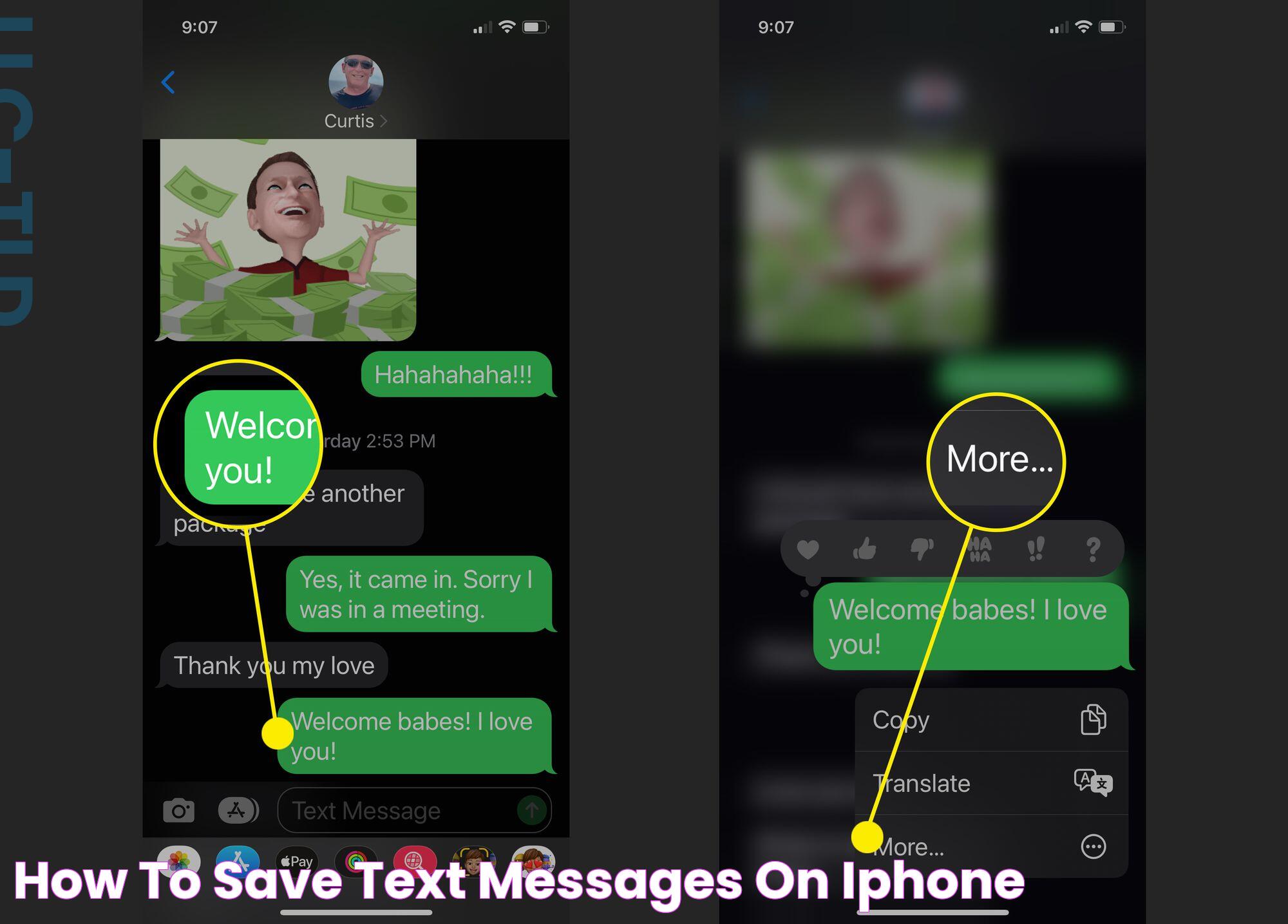 How to Save Text Messages on iPhone