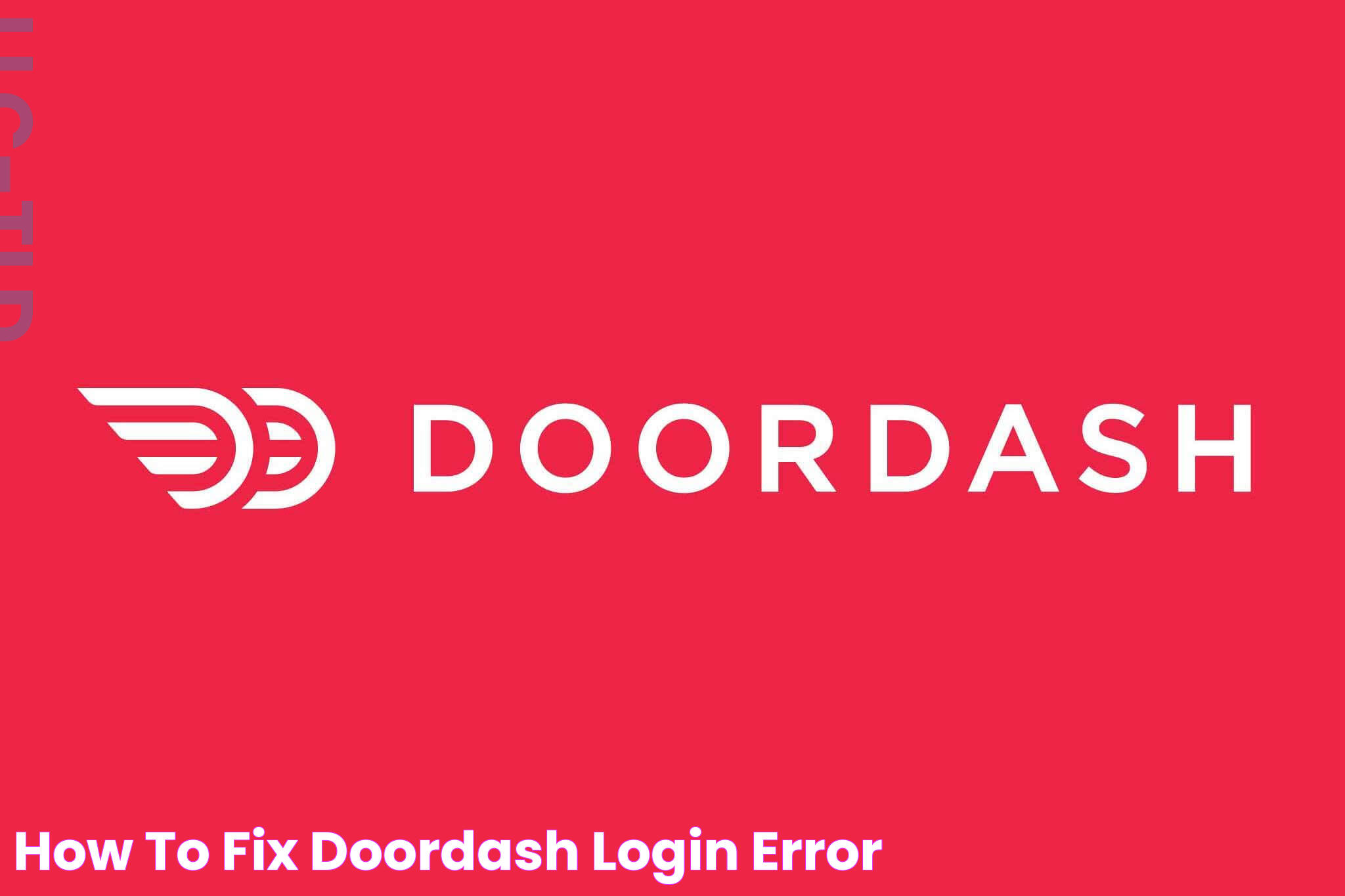 How to fix DoorDash login error