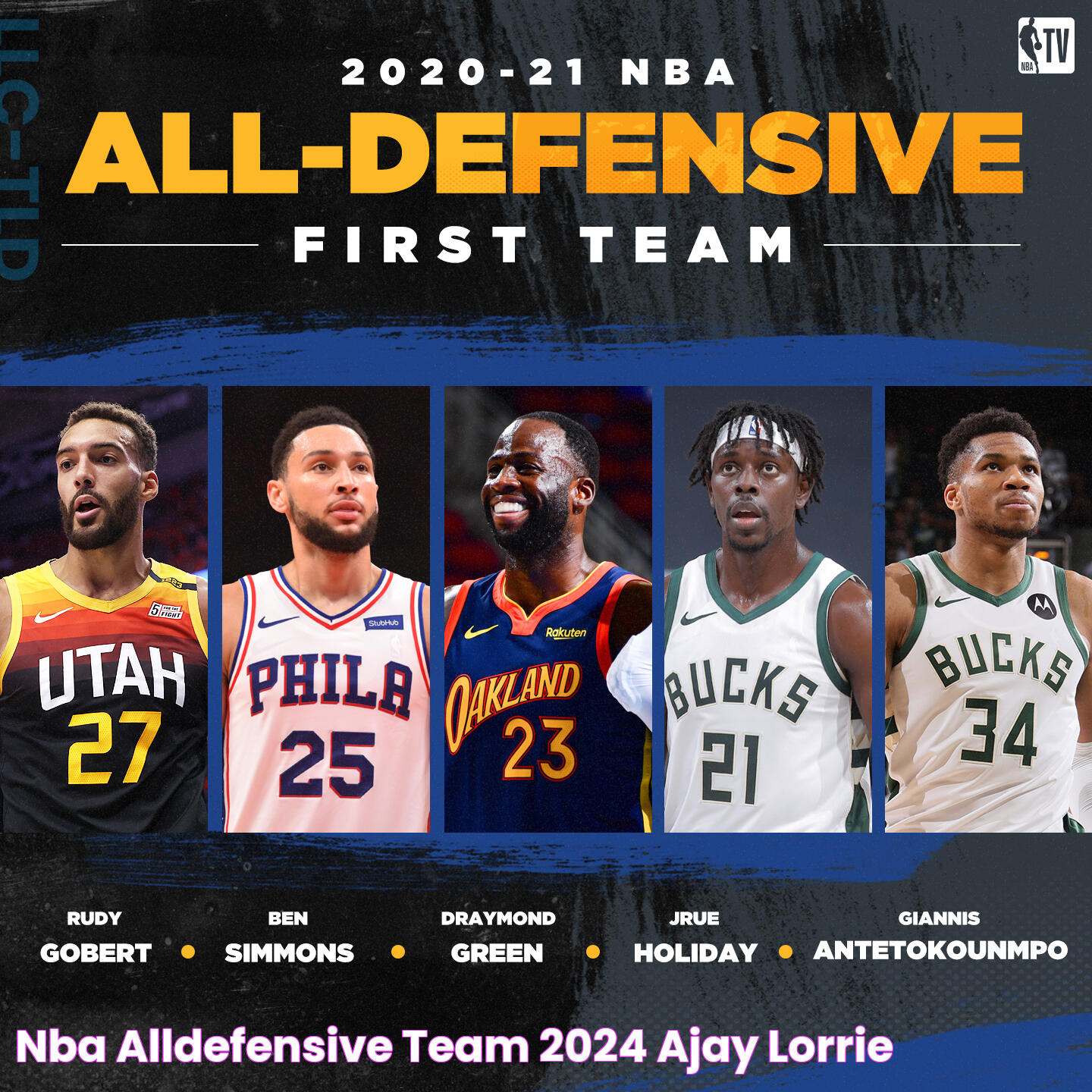 Nba AllDefensive Team 2024 Ajay Lorrie