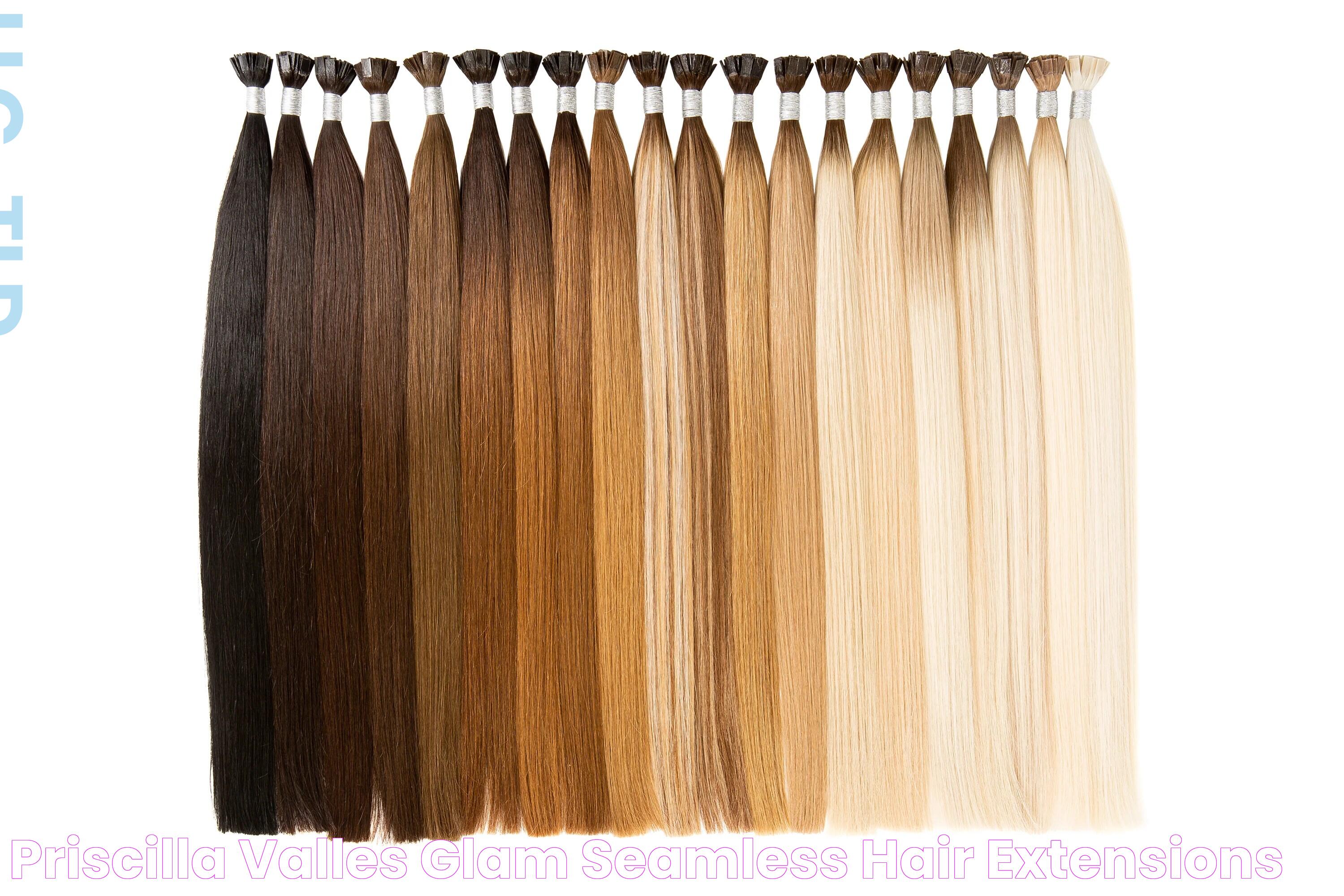 Priscilla Valles Glam Seamless Hair Extensions